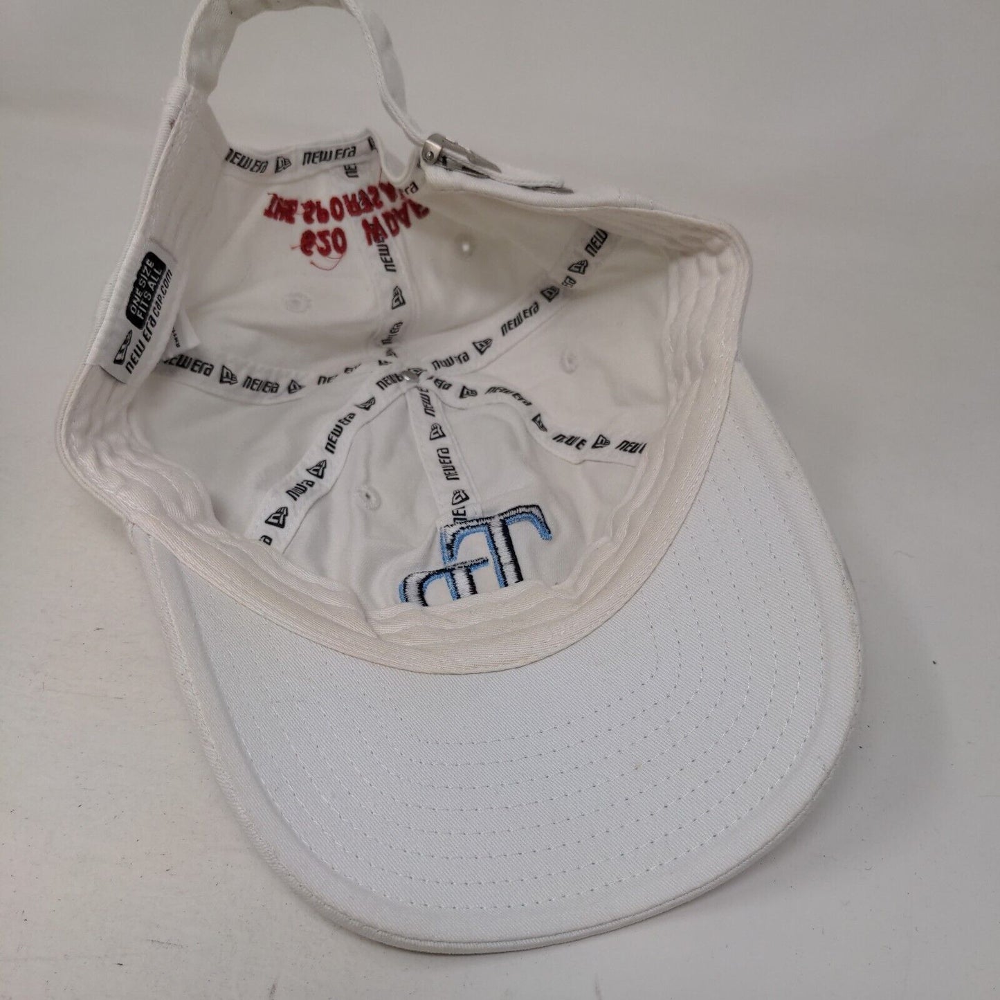 Tampa Bay Rays Slideback Hat White OSFA Embroidered 620 WDAE MLB Embroidered