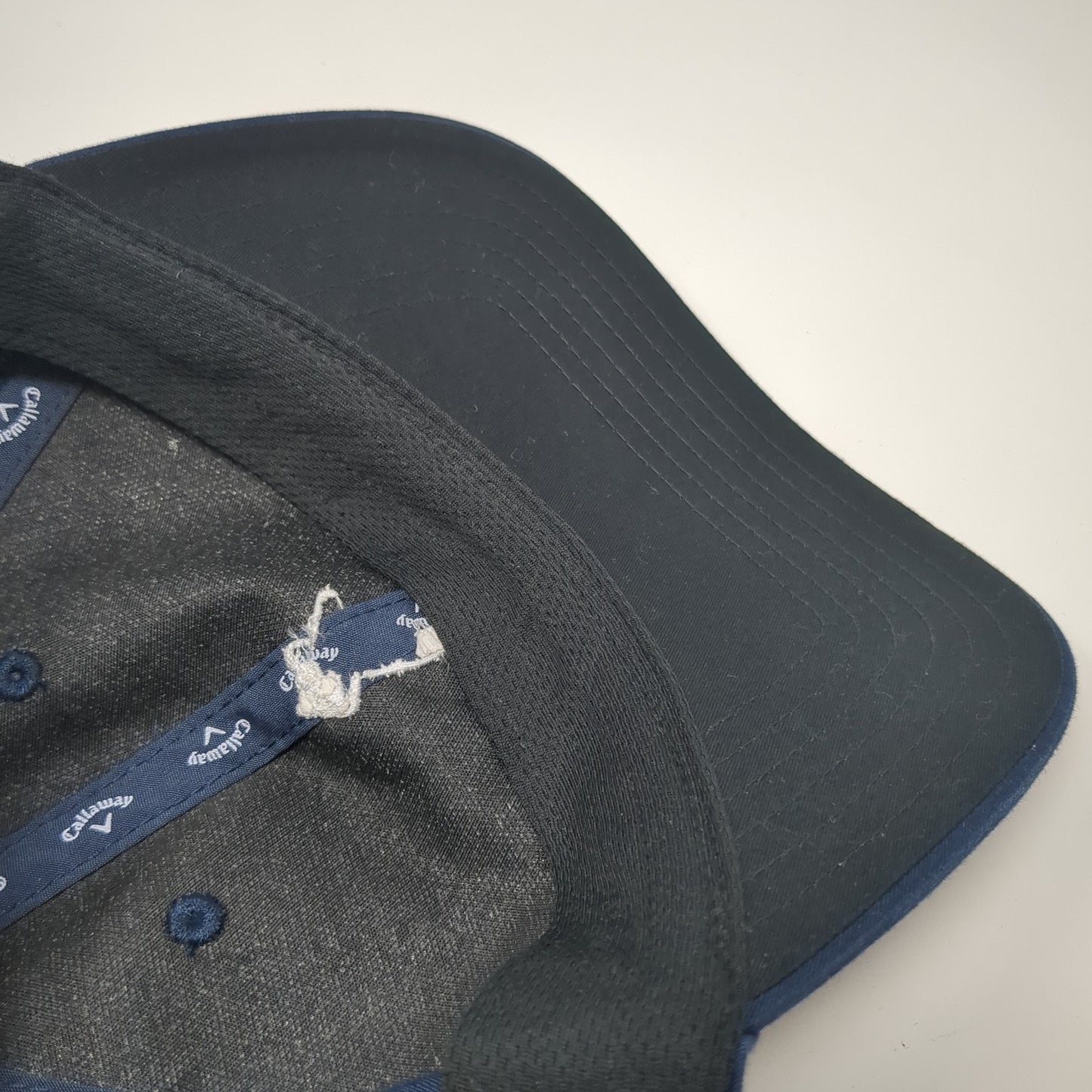 Callaway Slideback Baseball Cap Blue One Size Adjustable Embroidered 6 Panel