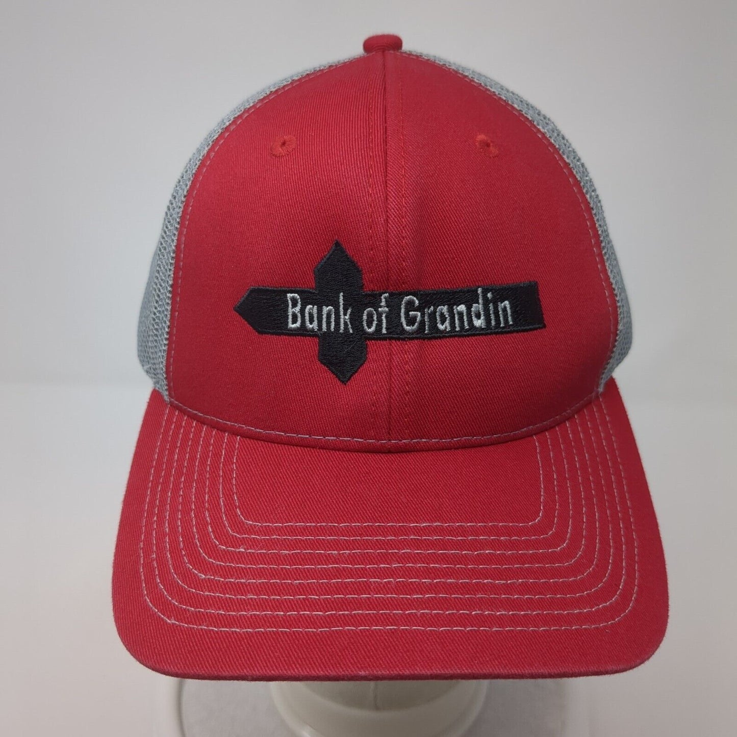 Bank of Grandin Snapback Trucker Hat Multicolor One Size Mesh Back