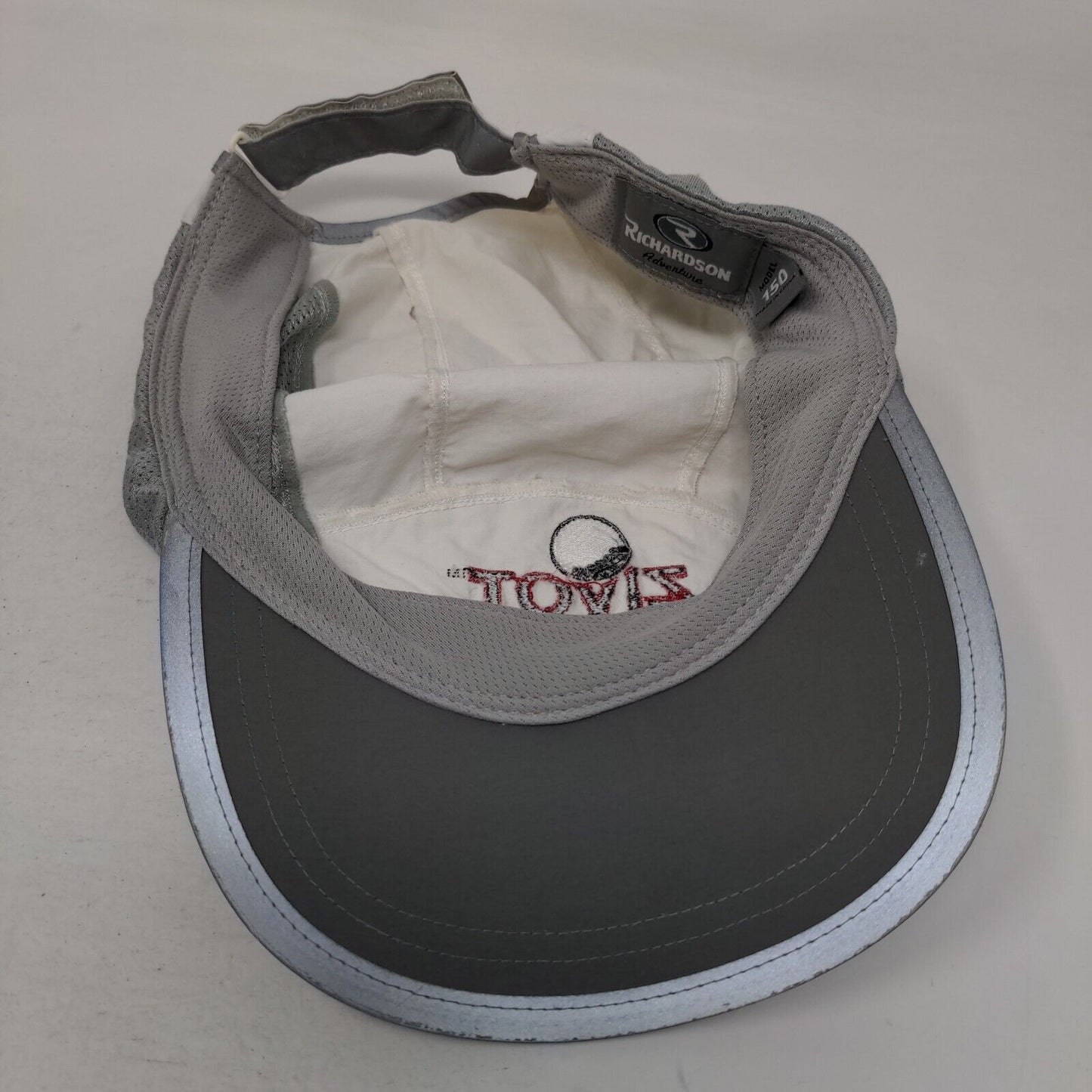 ZIVOT Golf Strapback Hat White OS Adjustable Embroidered Richardson Adventure