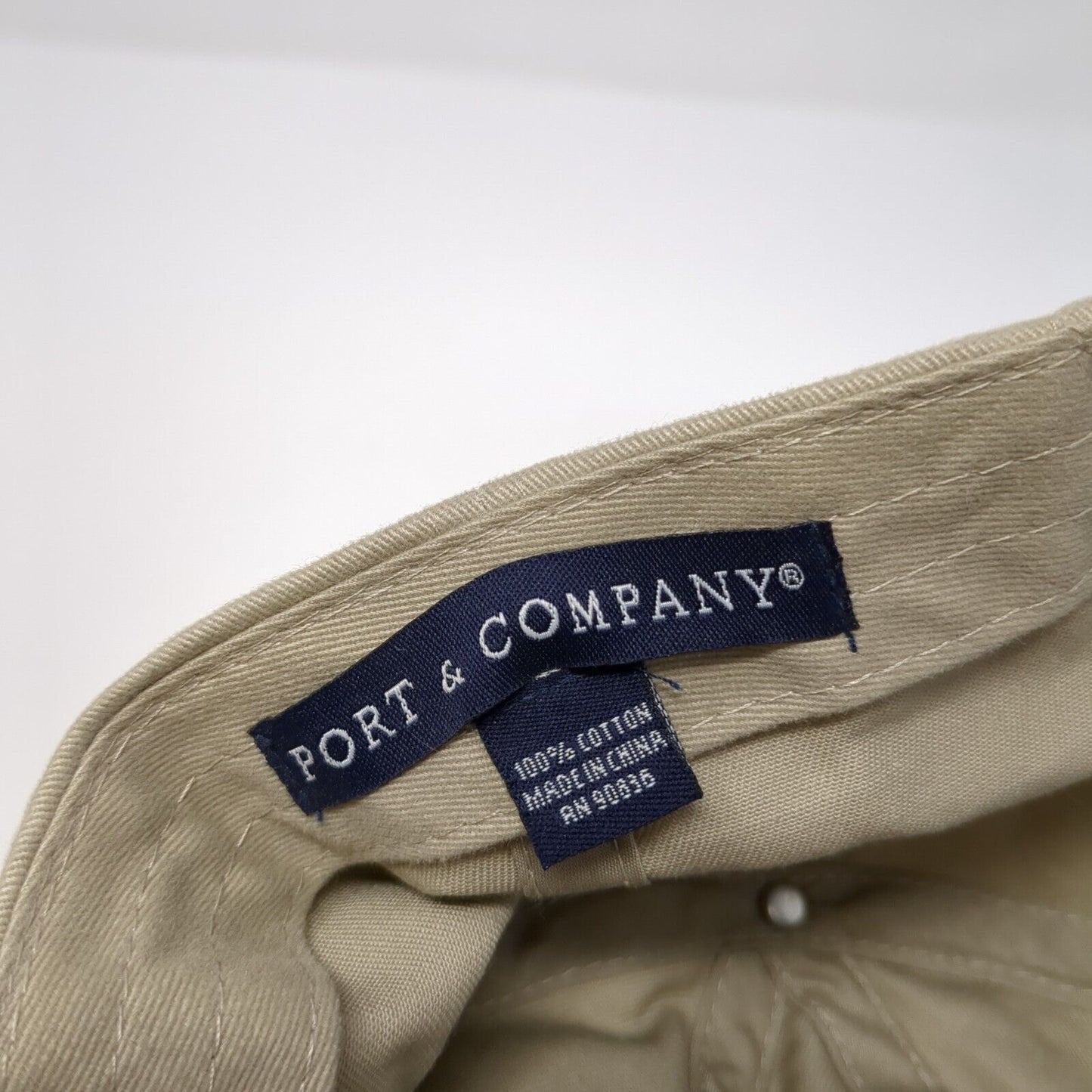 ON Pocatello Slideback Hat Tan One Size Adjustable Embroidered Port & Company