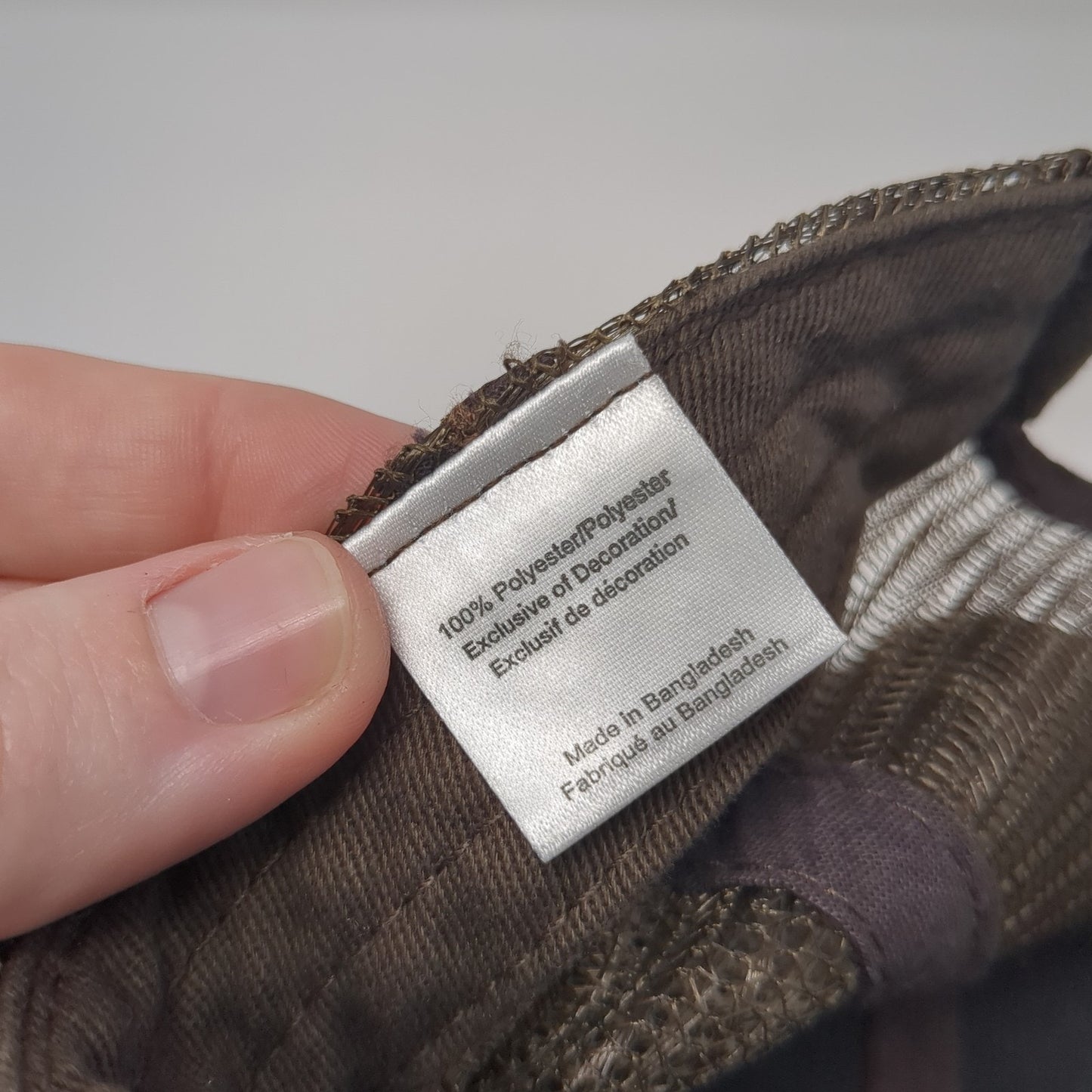 CAT Patch Snapback Mesh Back Trucker Hat Brown One Size Adjustable