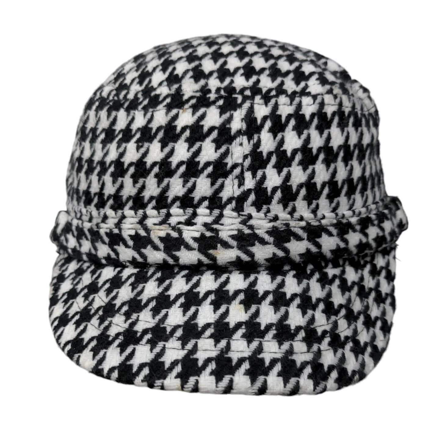 Angela & William Cadet Army Cap Multicolor OSFA Houndstooth Lightweight Blank