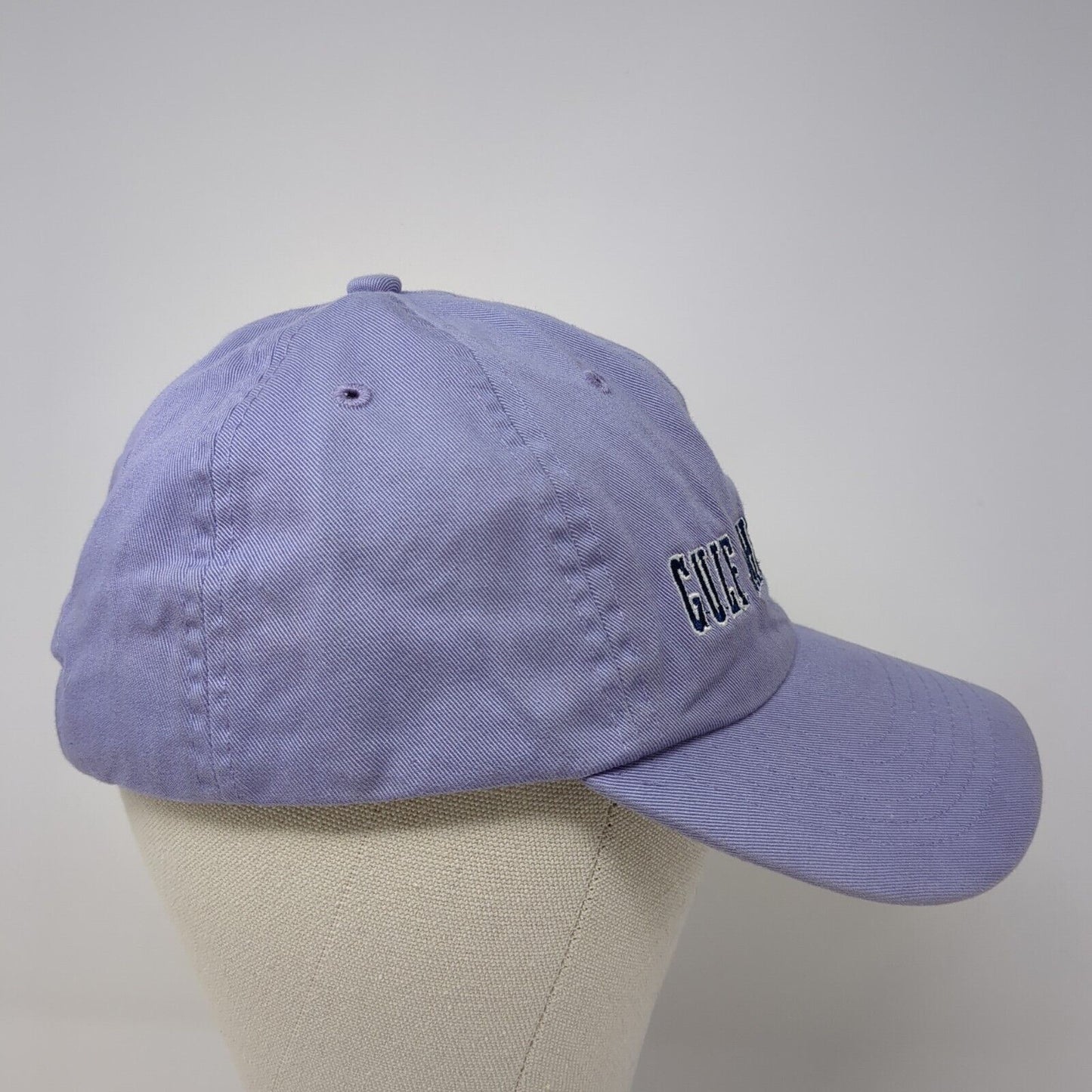 Gulf Shores AL Slideback Hat Purple One Size Adjustable Embroidered 6 Panel