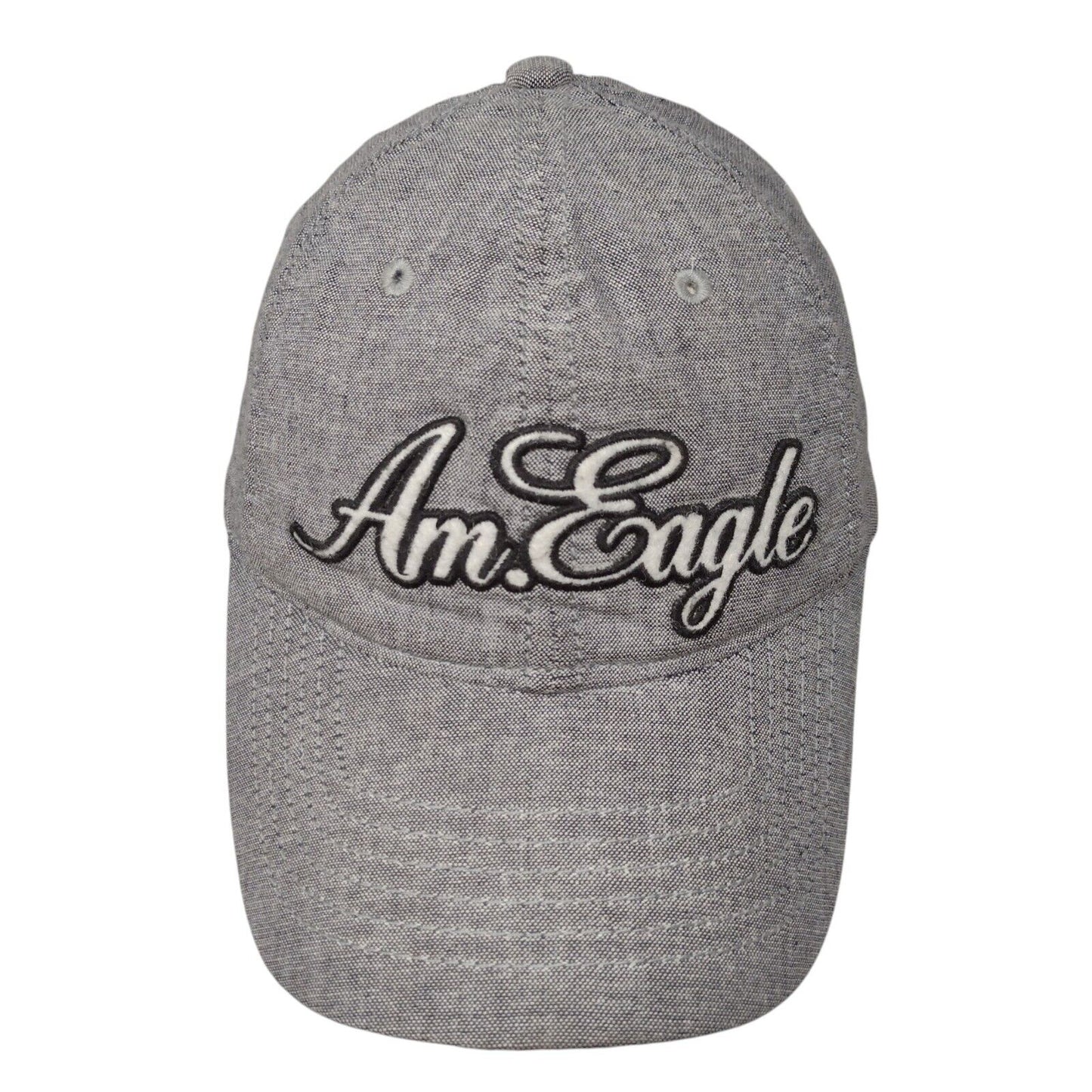 American Eagle Outfitters Since 77 Fitted Hat Gray One Size Nu-Fit