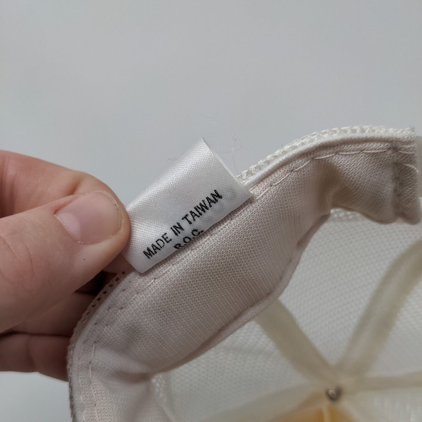 Raging Waters Snapback Trucker Hat White OSFA Adjustable Mesh Back Sportcap