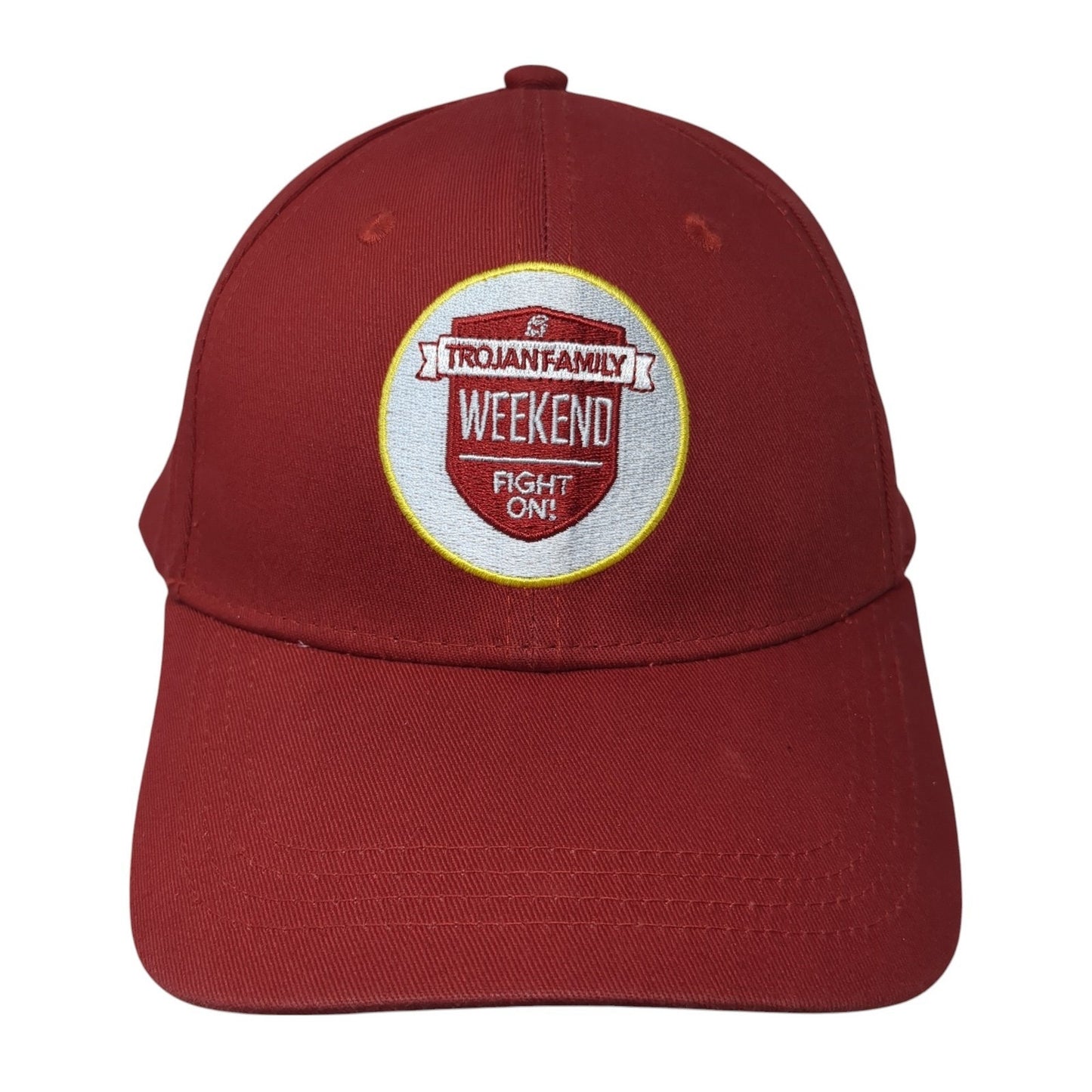 Trojan Family Weekend Baseball Cap Red One Size Adjustable Embroidered USC