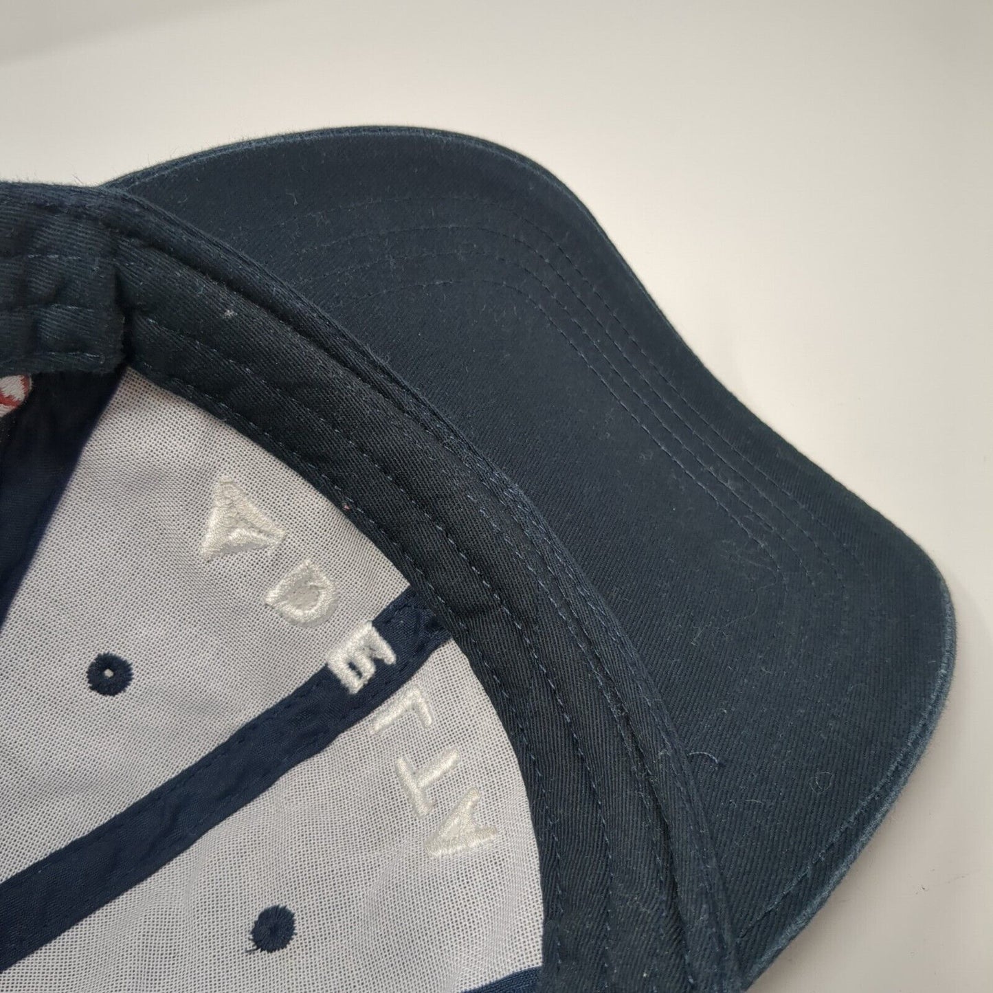 Delta Slideback Baseball Cap Blue One Size Adjustable Embroidered 6 Panel Cotton