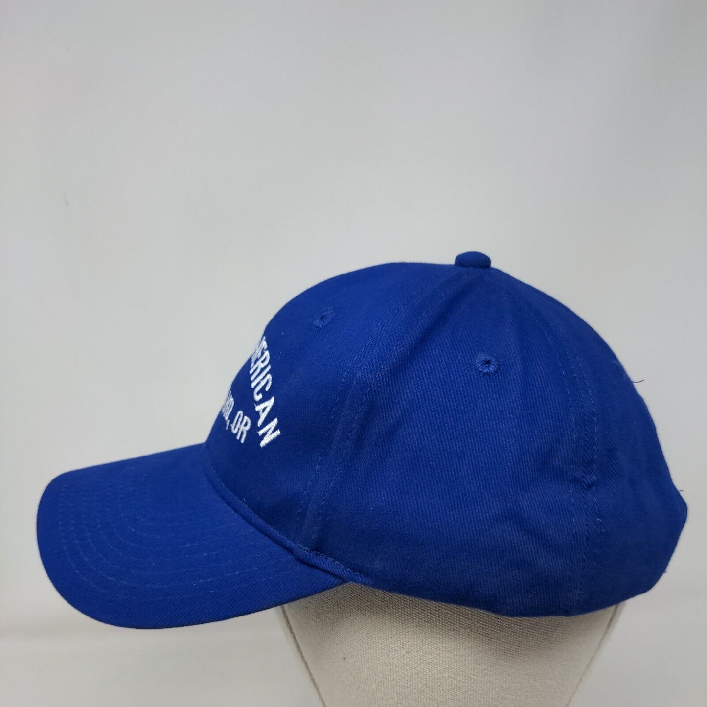 Aqua American Portland, OR Strapback Hat Blue OSFM Embroidered Otto