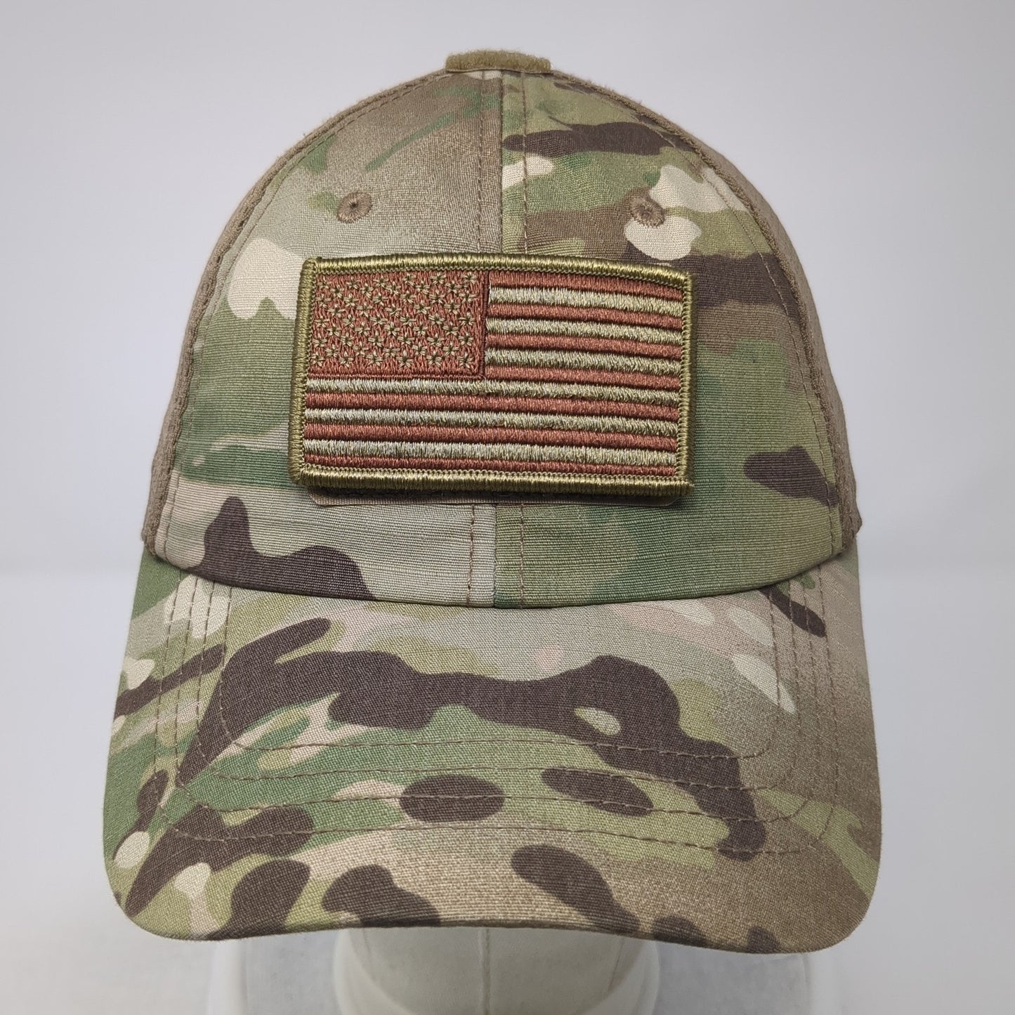 USA Flag Strapback Hat Multicolor One Size Adjustable Patriotic Condor