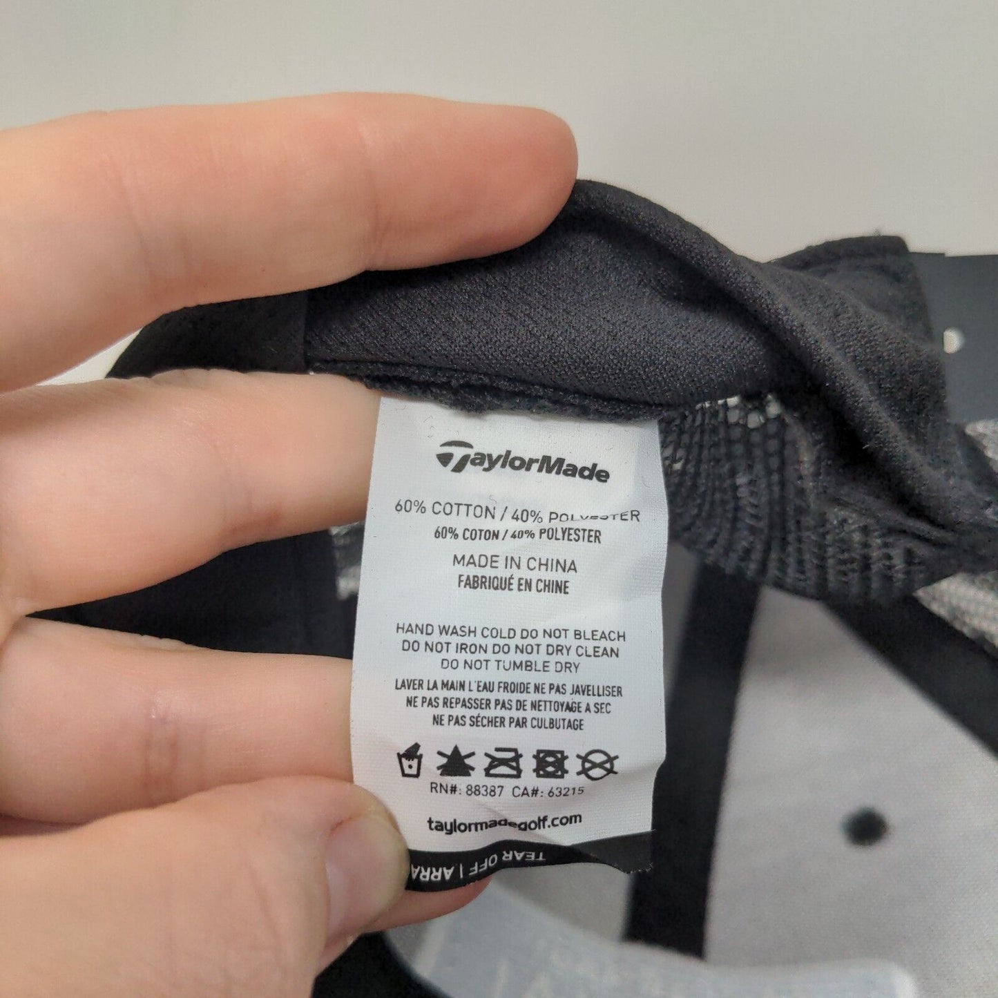 TaylorMade Original One Snapback Mesh Back Trucker Hat Black OSFA Solid