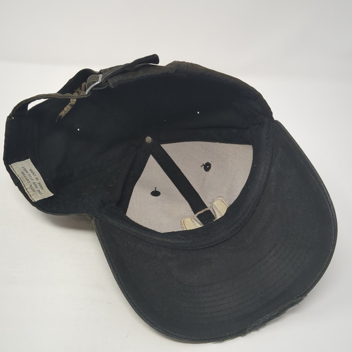 Honda Logo Slideback Hat Black One Size Adjustable Solid Embroidered