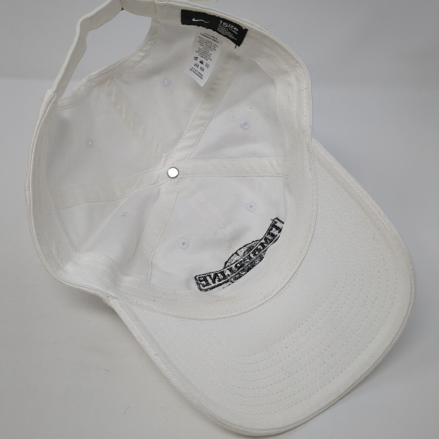 Timberline Lacrosse Slideback Hat White One Size Solid Adjustable Nike
