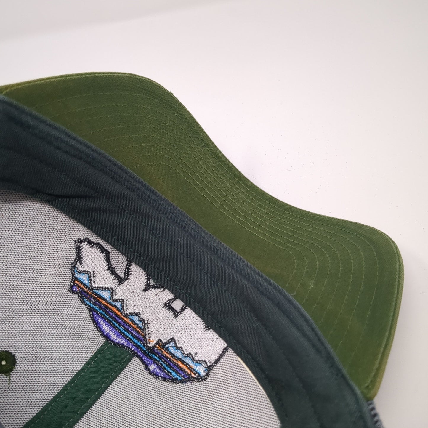 Patagonia Fitz Roy Bear Trucker Hat Multi One Size Embroidered Mesh Back