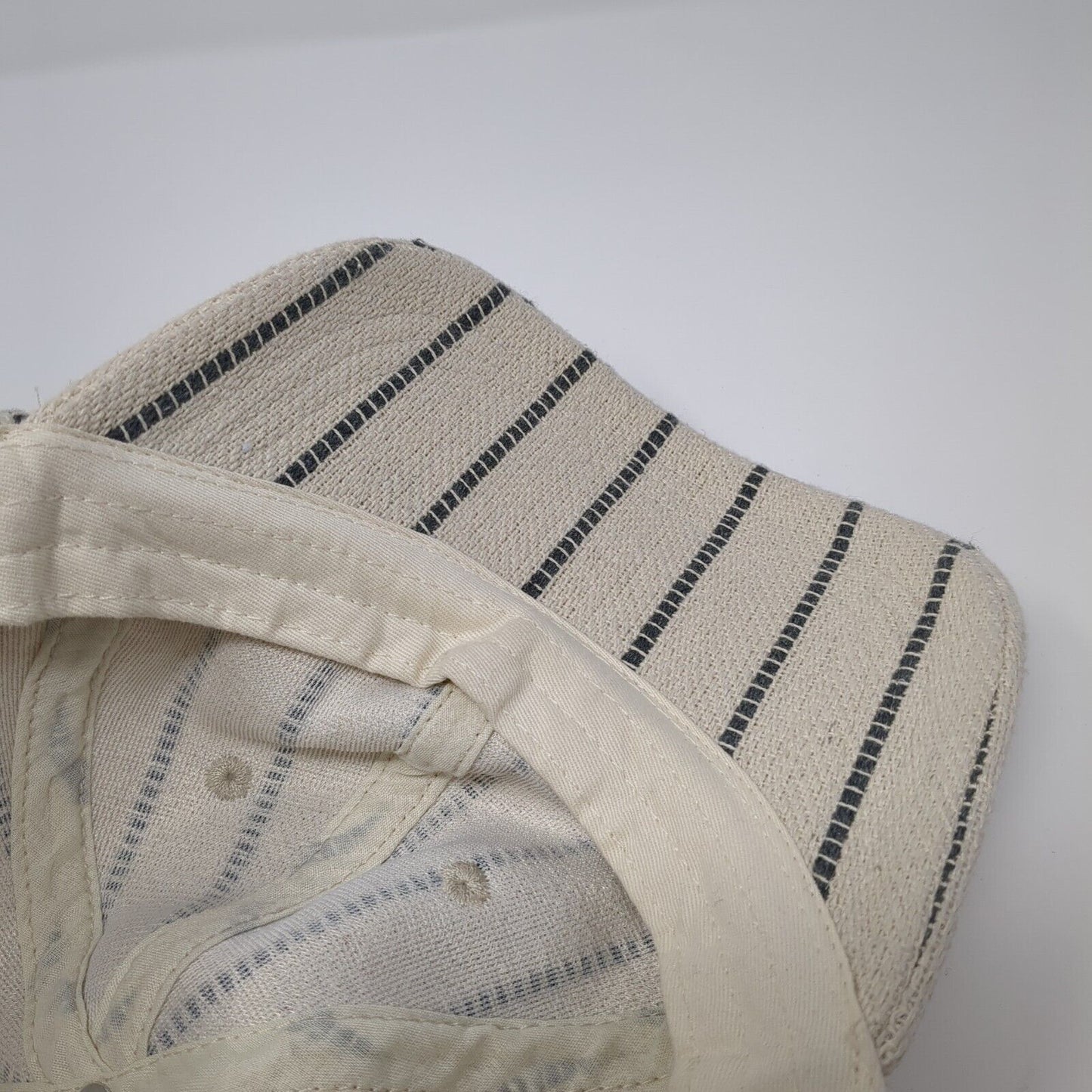 Unbranded Slideback Hat Multi One Size Striped Adjustable Leather Strap