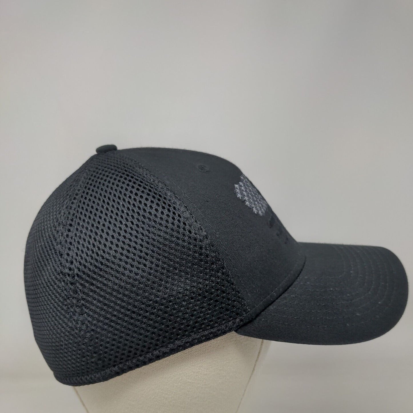 American Flag Shield Republic Fitted Trucker Hat Black M/L 39Thirty New Era