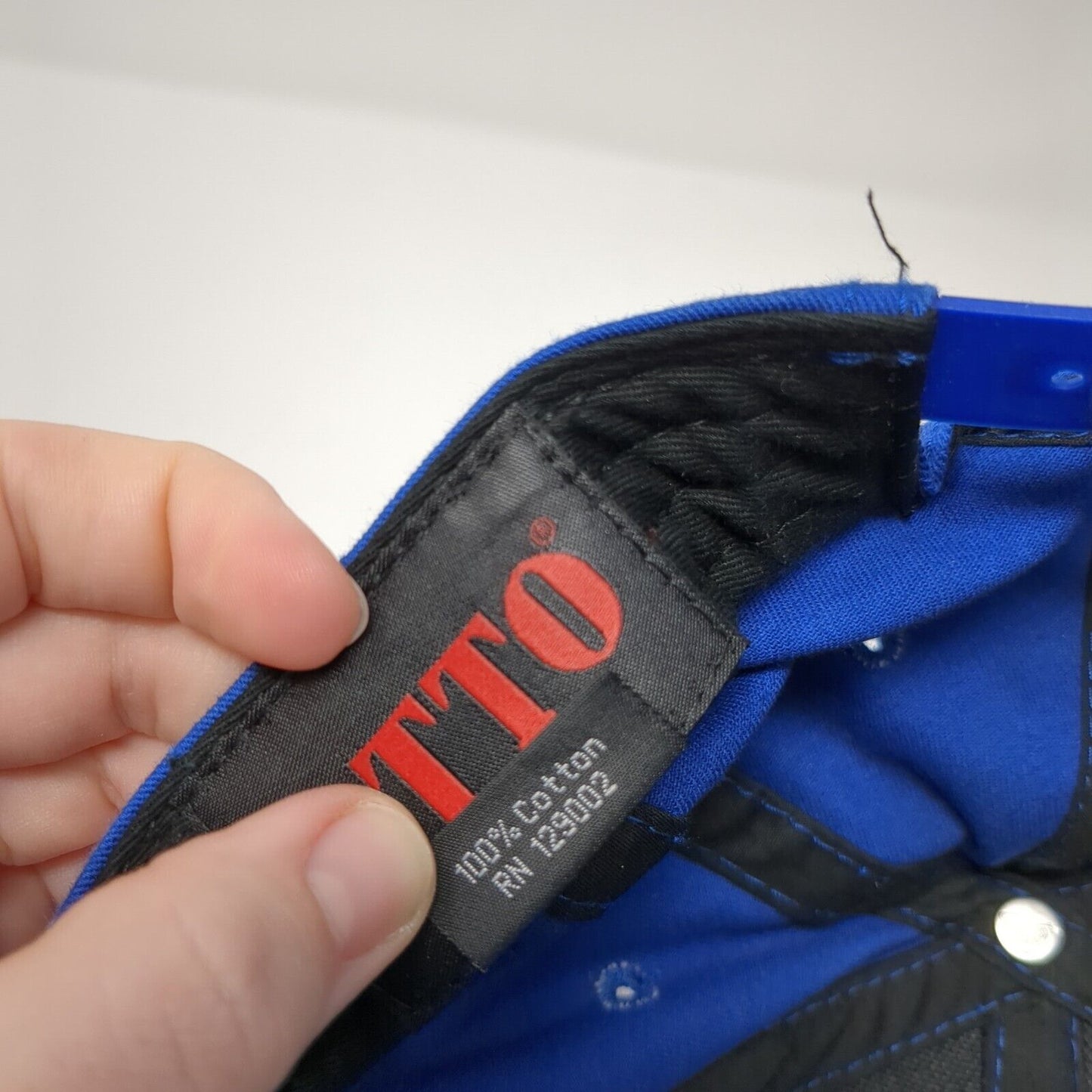 Idaho Golf Cart Snapback Hat Blue One Size Adjustable Embroidered Otto