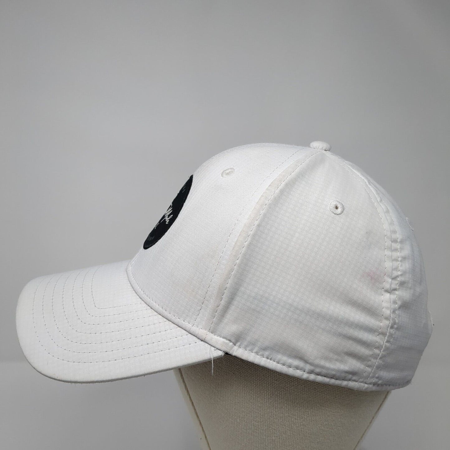 TaylorMade Carlsbad California Golf Boise Strapback Hat White OS Adjustable