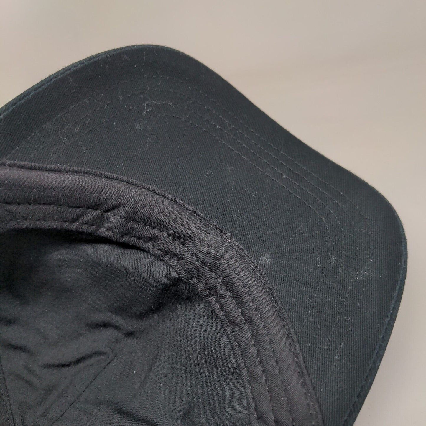 Unicorn Strapback Hat Black One Size Adjustable Solid Vent Holes