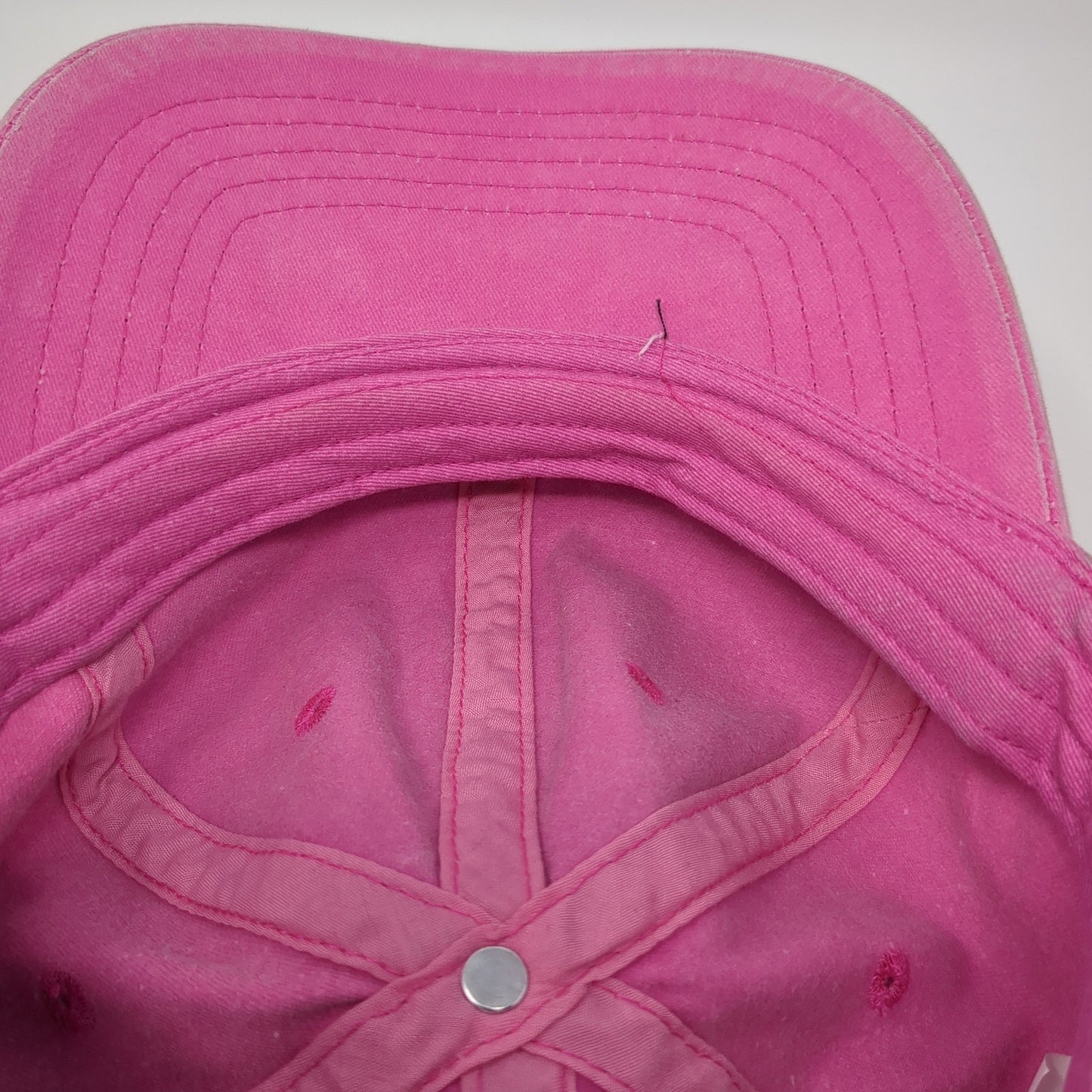 Unbranded Slideback Hat Solid Pink One Size Adjustable Blank Outdoor
