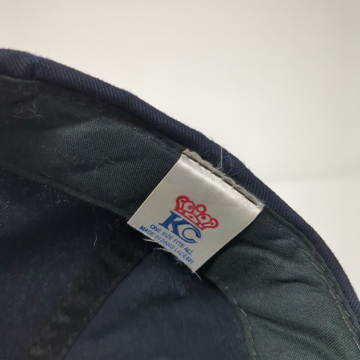 Set Rite Snapback Hat Blue One Size Adjustable Embroidered KC 6 Panel