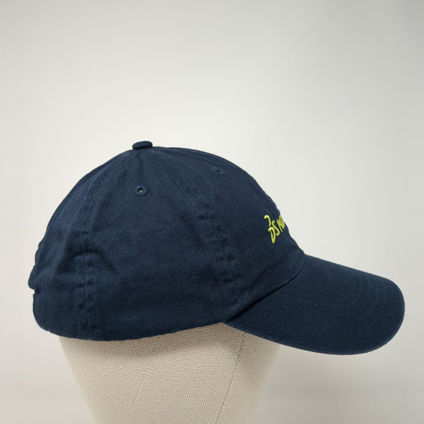 Medidata Slideback Hat Blue One Size Adjustable Embroidered 6 Panel Cotton