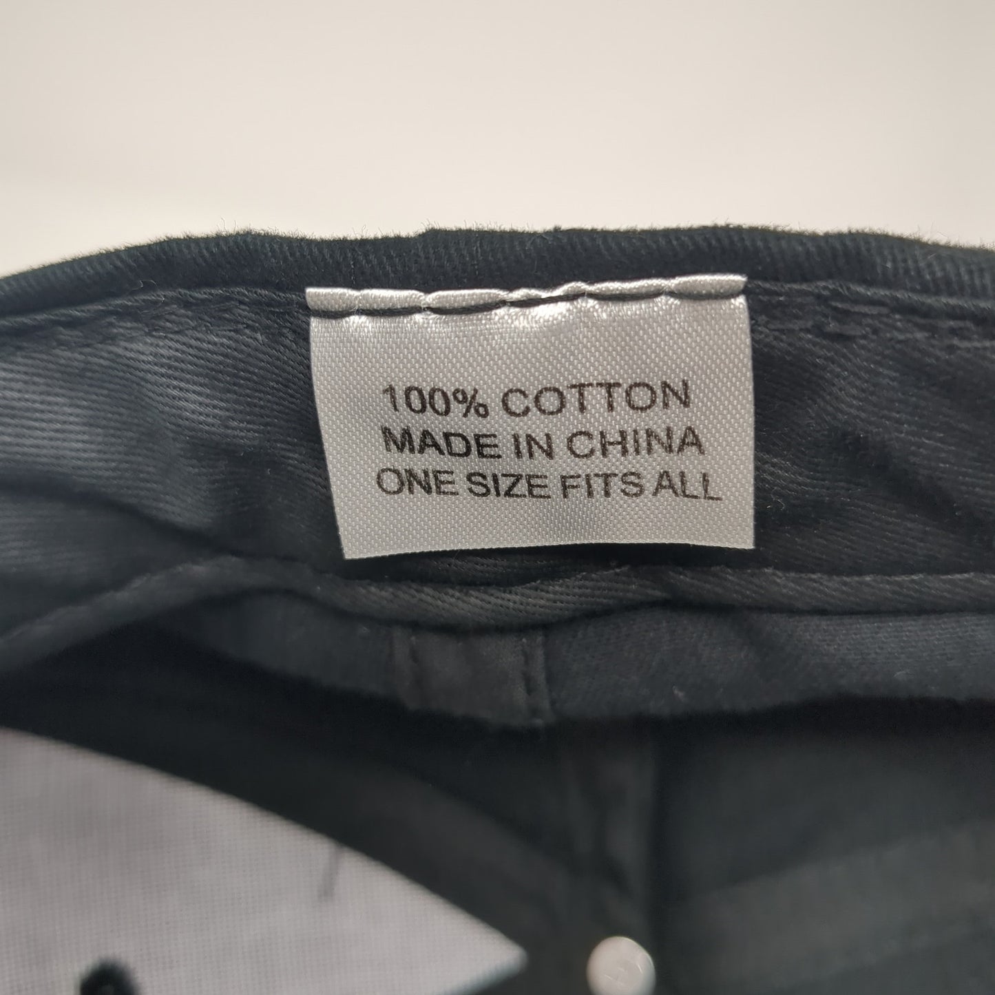 Foley Industries MVP 25 Slideback Baseball Cap Black One Size Adjustable Cotton