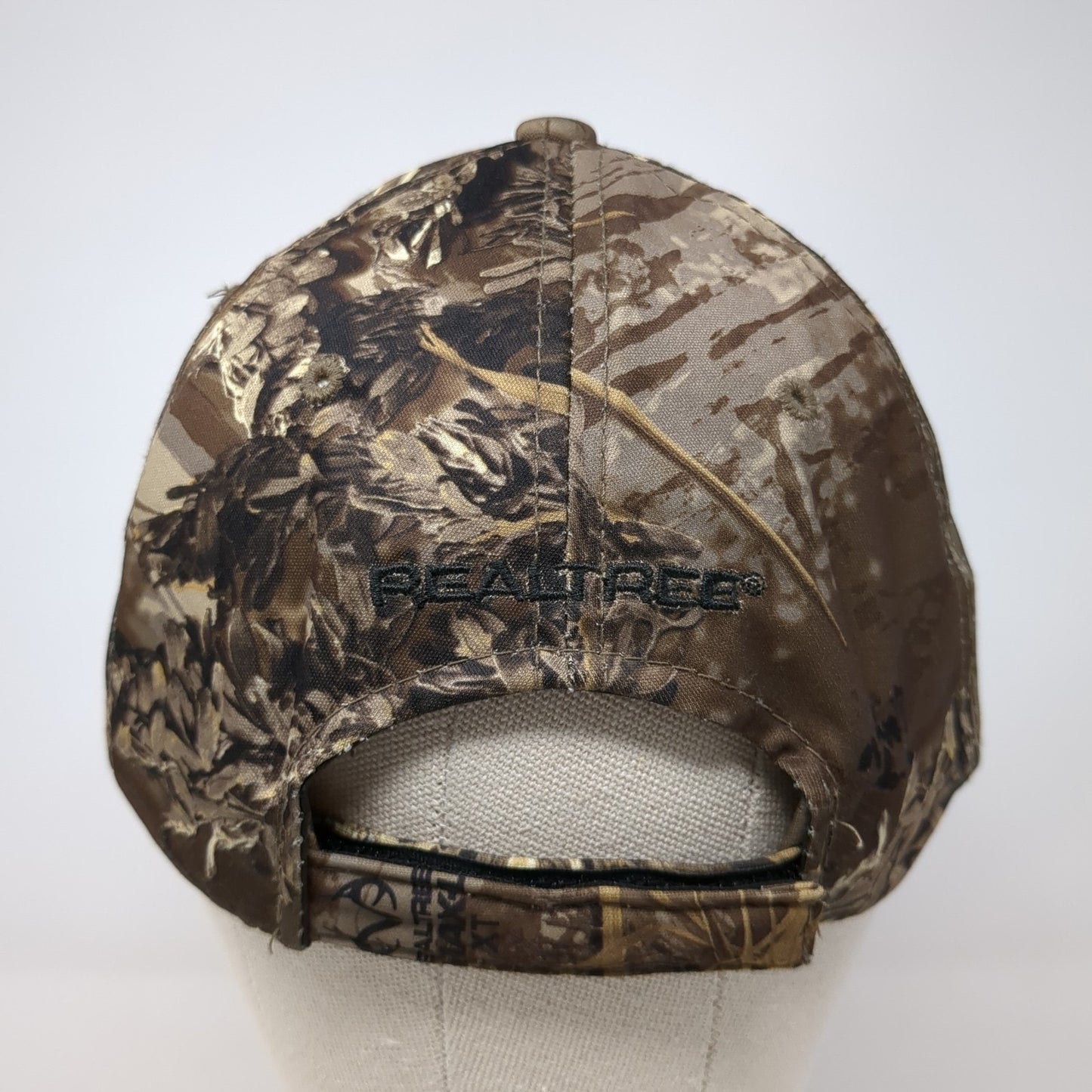 Realtree Logo Strapback Hat Multicolor Camo One Size Adjustable Hunting