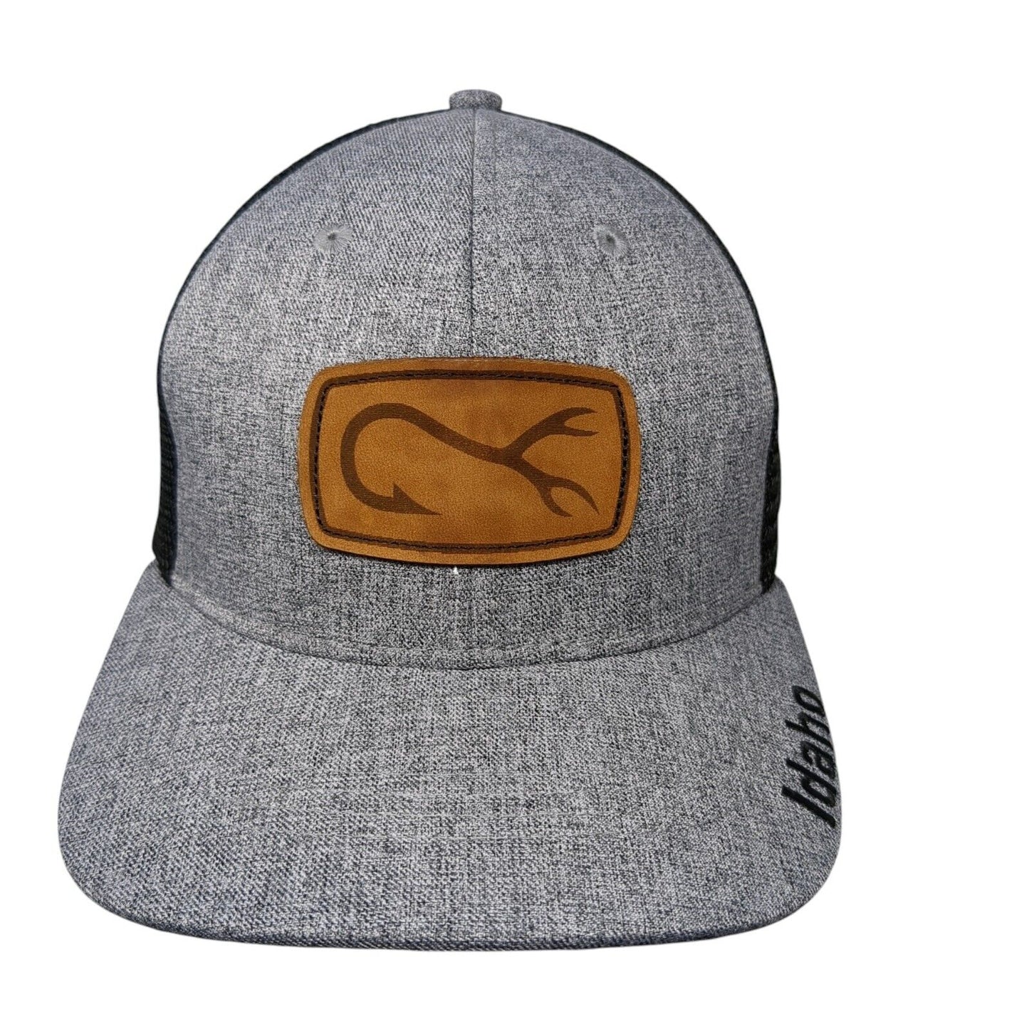 Arcadian Outfitters Trucker Hat Gray One Size Idaho Patch Mesh Back