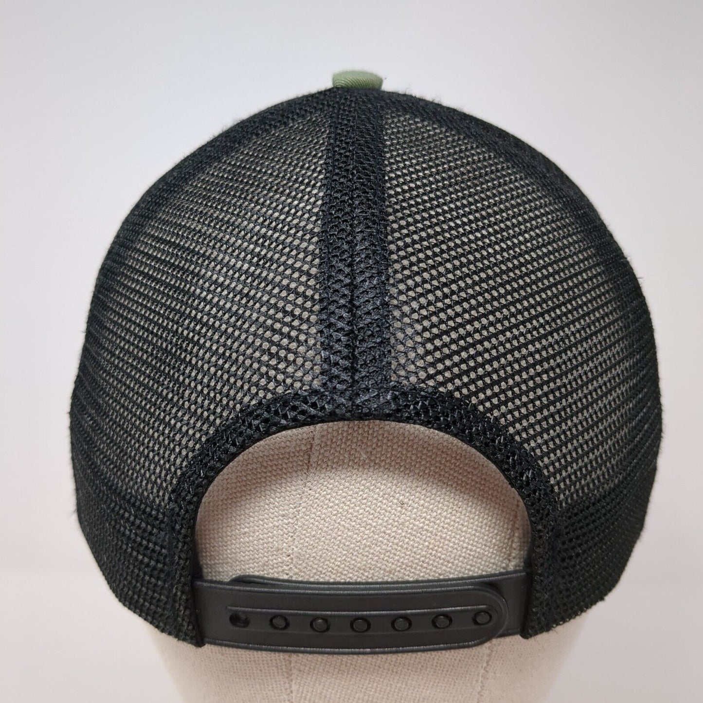 Arcadian Outfitters Snapbback Trucker Hat Green One Size Adjustable Mesh Back