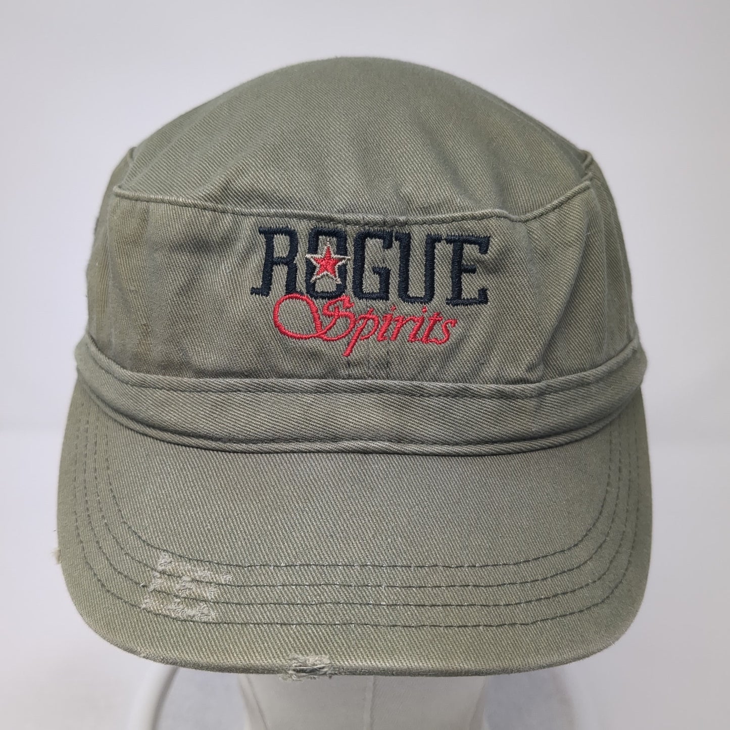Rogue Spirits Strapback Cadet Army Cap Hat Green One Size District Threads