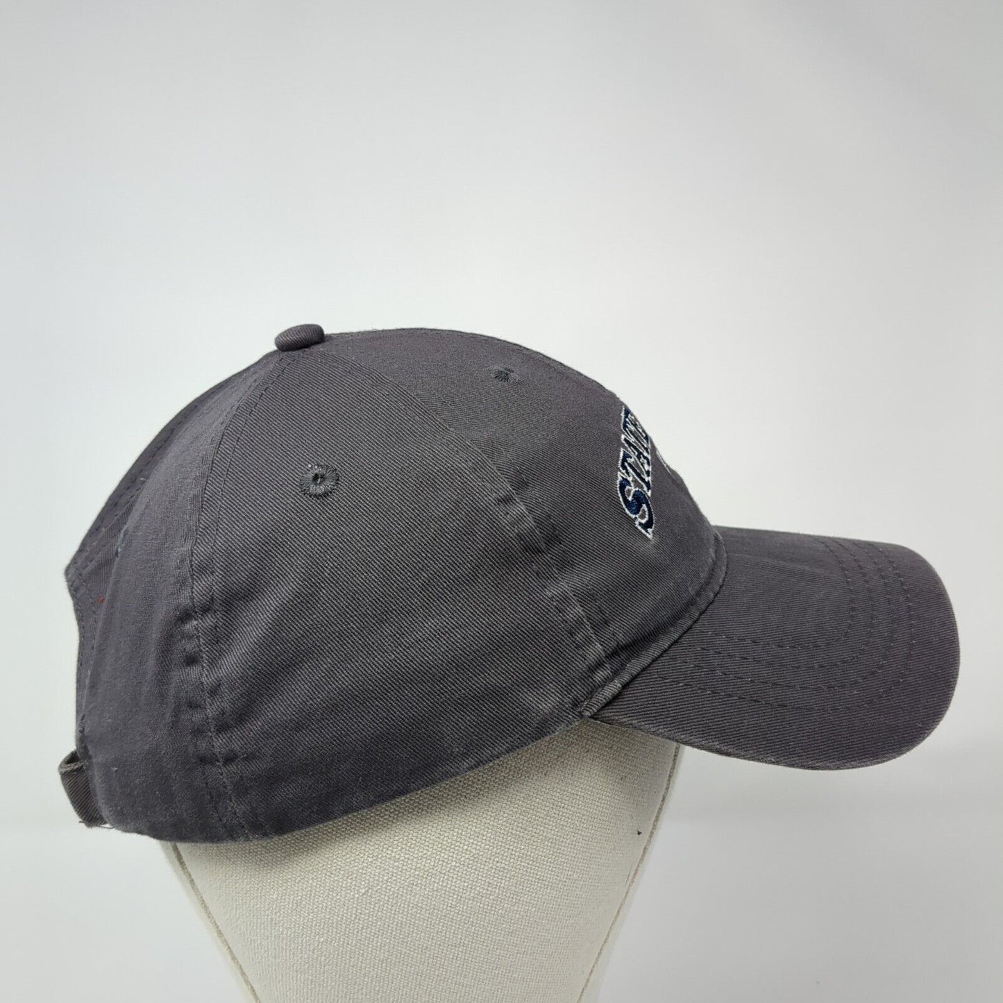 State Track 2015 Slideback Hat Gray One Size Embroidered MCU Sports