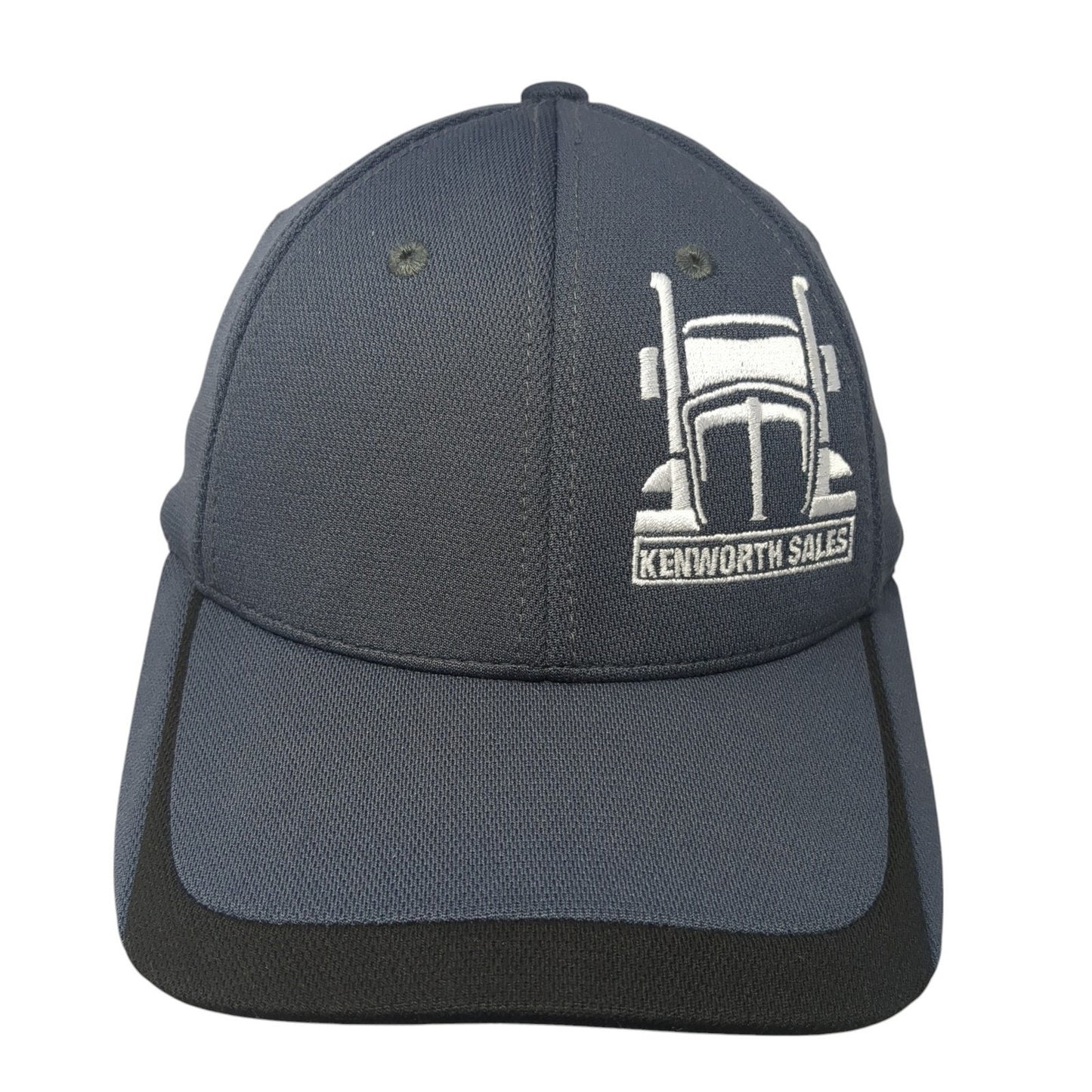 Kenworth Sales Strapback Baseball Cap Gray One Size Adjustable Embroidered