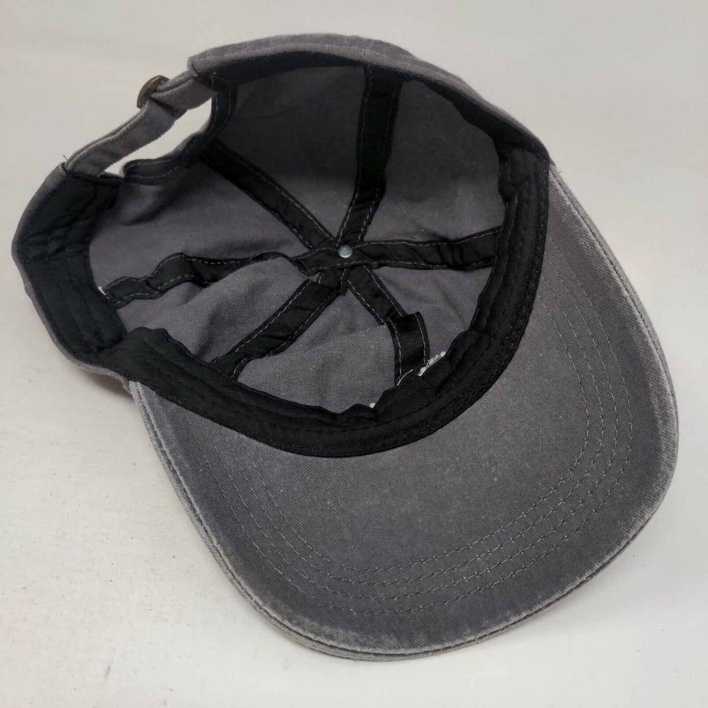 Chill Slideback Hat Gray One Size Embroidered Adjustable 6 Panel
