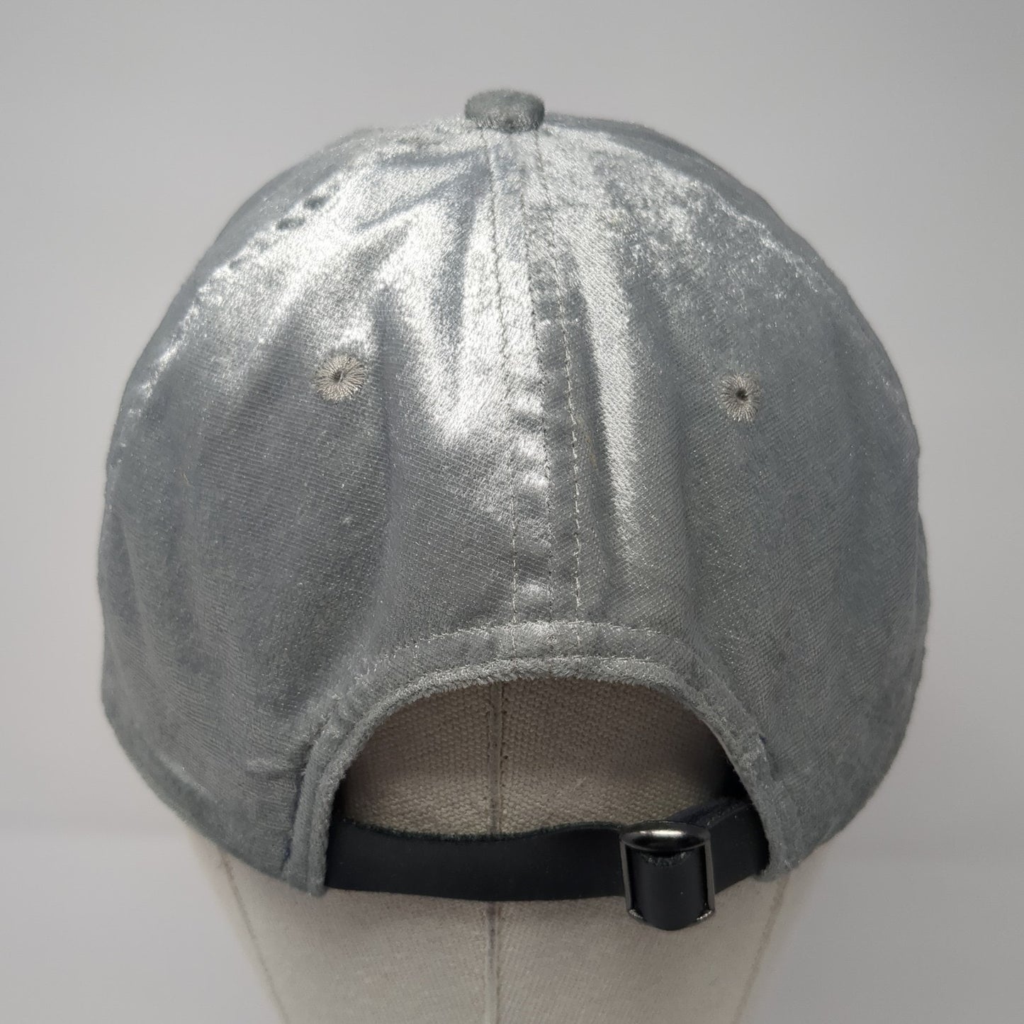 Michael Stars Slideback Baseball Cap Gray One Size Adjustable Metallic Blank