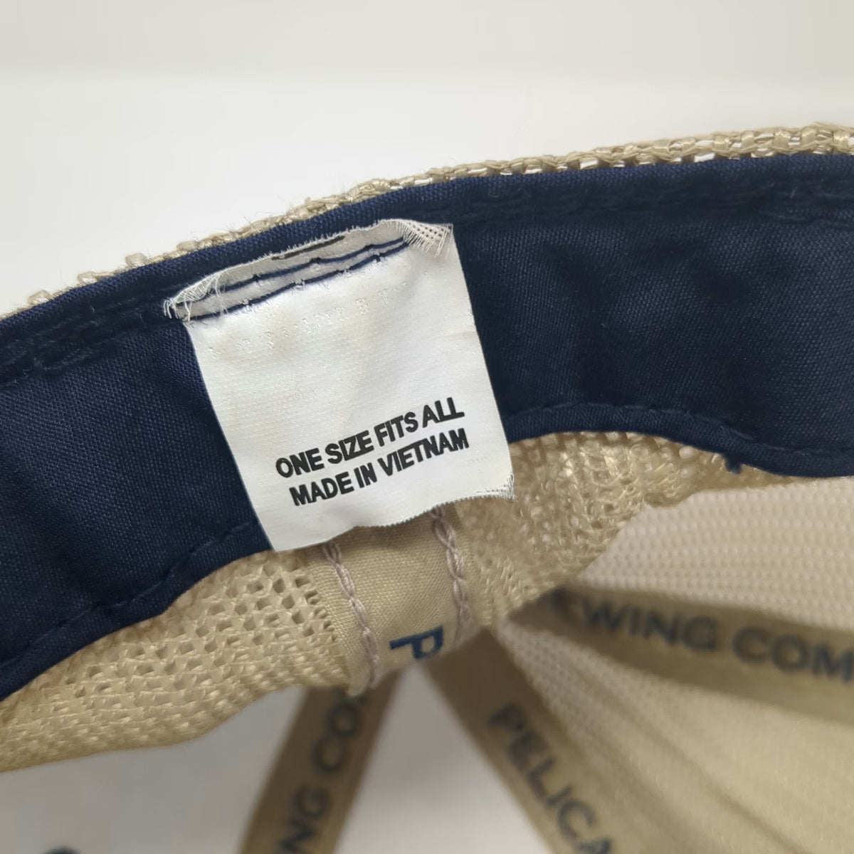 Pelican Brewing Baseball Cap Blue One Size Mesh Back Patch Born at the Beach Hat