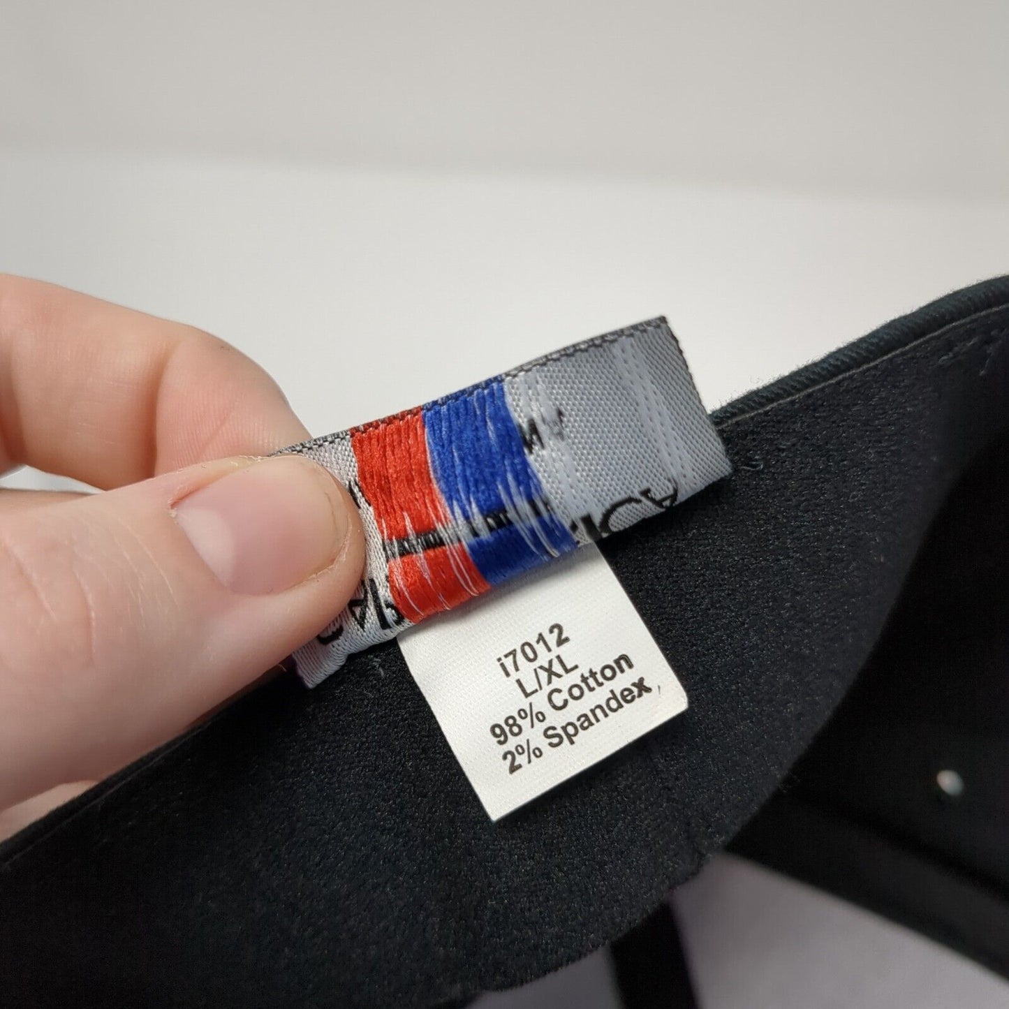 Patterson Mold And Tool Fitted Hat Black L/XL Embroidered 6 Panel Cap America