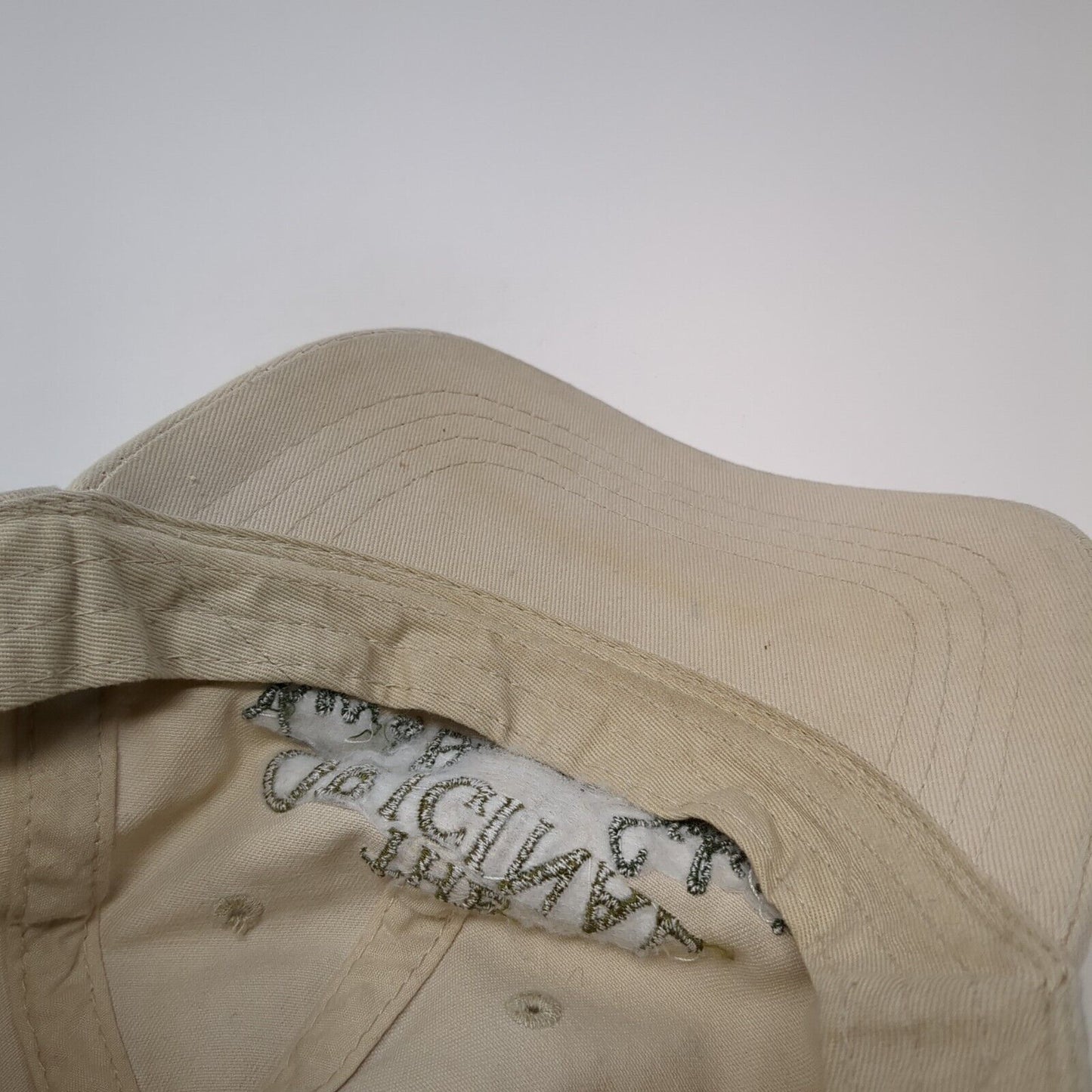 The Original Tim Melesi Slideback Hat Tan One Size Adjustable 6 Panel