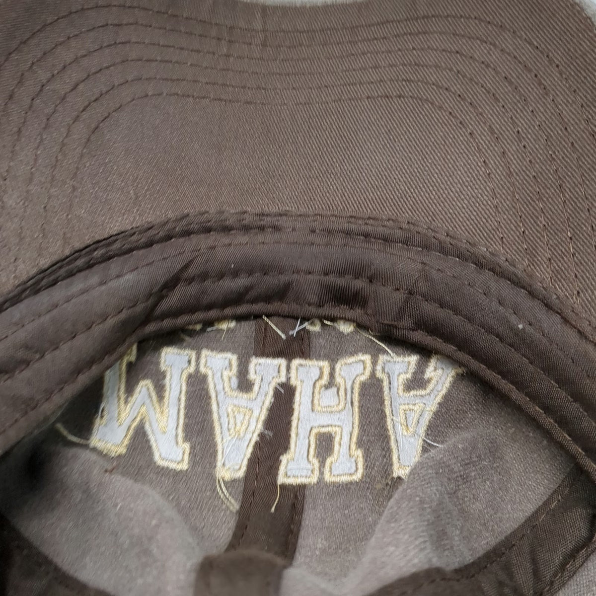 Brown Baseball Cap One Size MAHA EST 2024 Embroidered Washed Slideback Hat