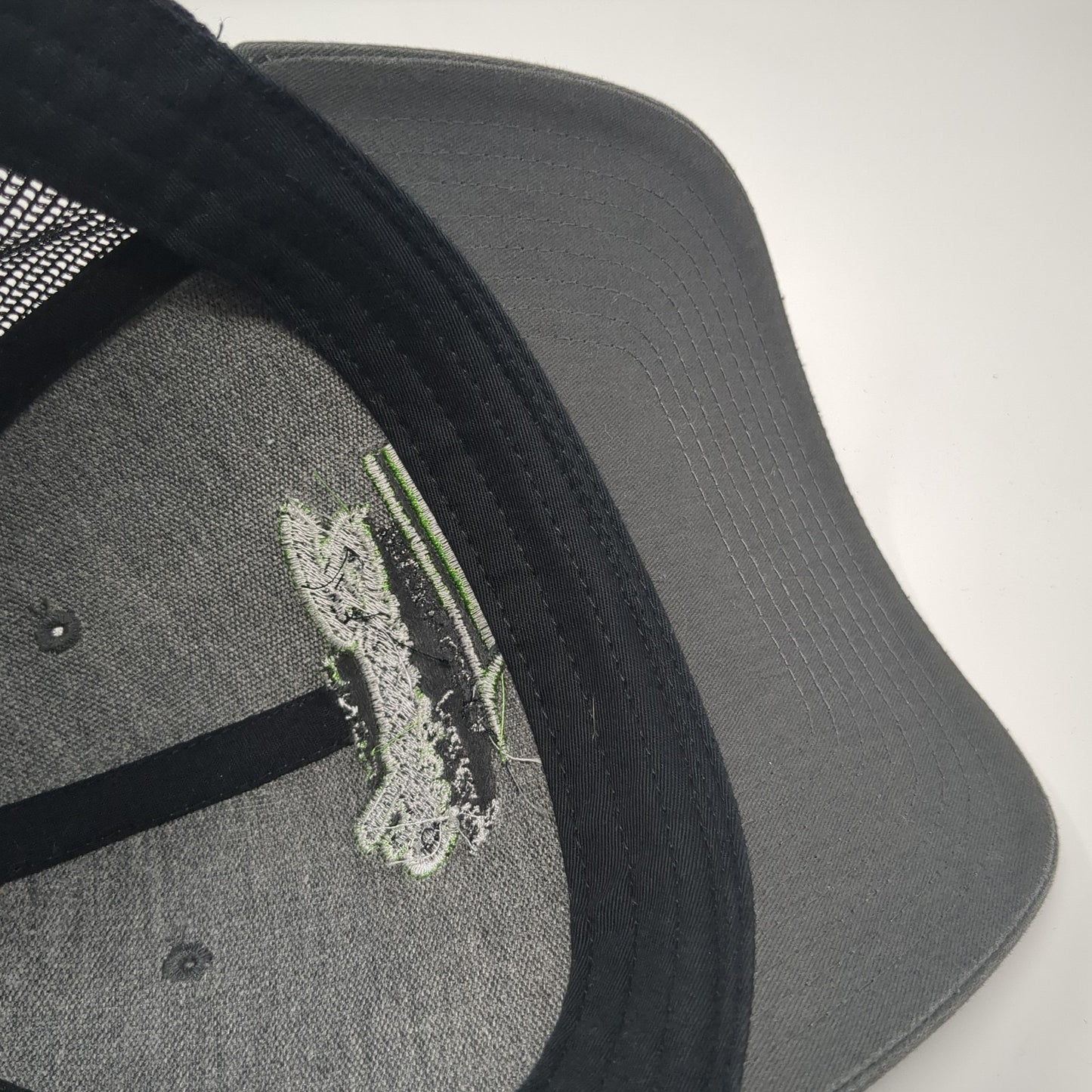 Andy Banchio Snapback Mesh Back Trucker Hat Gray One Size Richardson