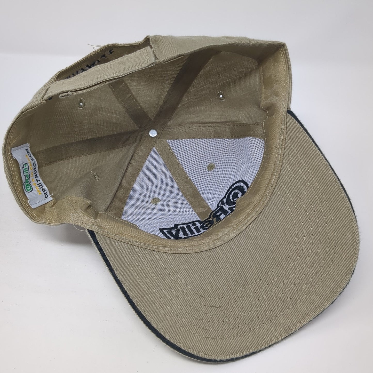 O'Reilly Auto Parts Strapback Baseball Cap Brown OS Adjustable Embroidered