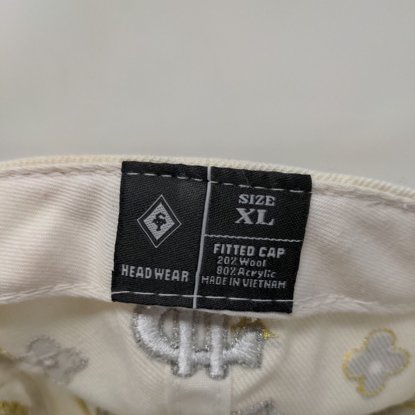 Dollar Sign Fitted Hat Multicolor XL Embroidered 6 Panel Outdoor