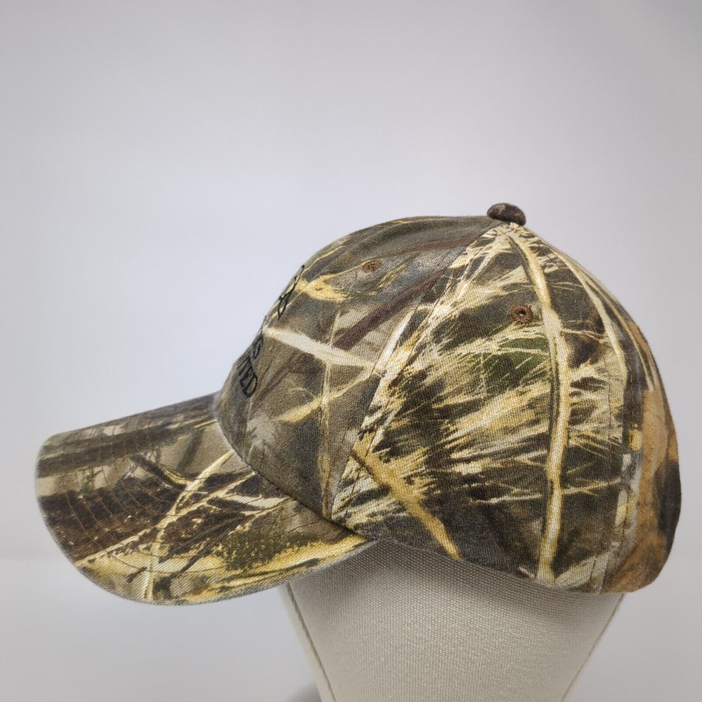 Ducks Unlimited Slideback Hat Camo One Size Hunting Outdoor 6 Panel