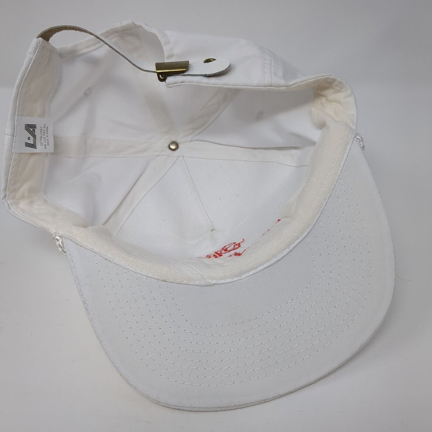 3M Electrical Wholesale Supply Slideback Hat White One Size Adjustable Rope LA