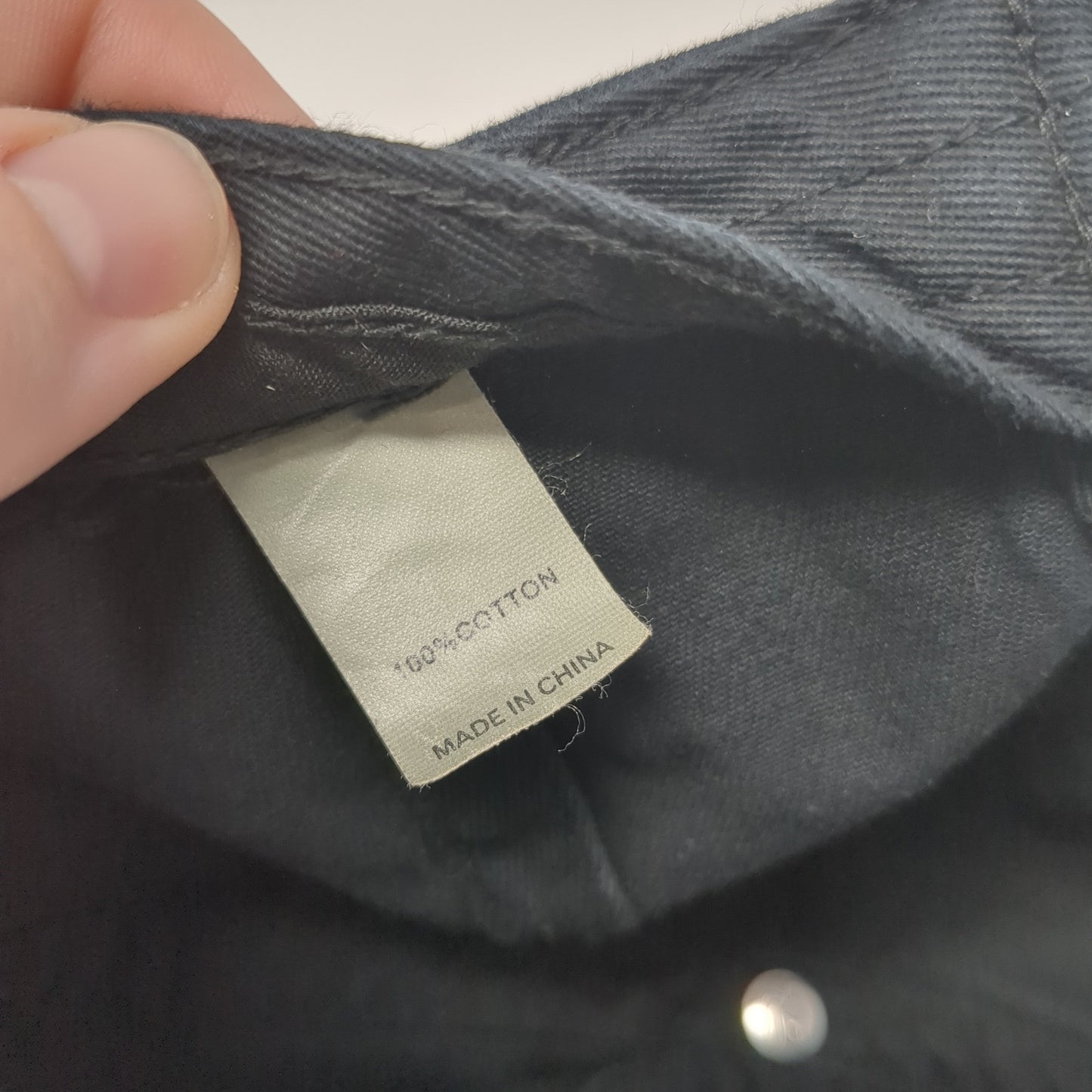 O Softball Slideback Hat Black Small Embroidered Adjustable Richardson