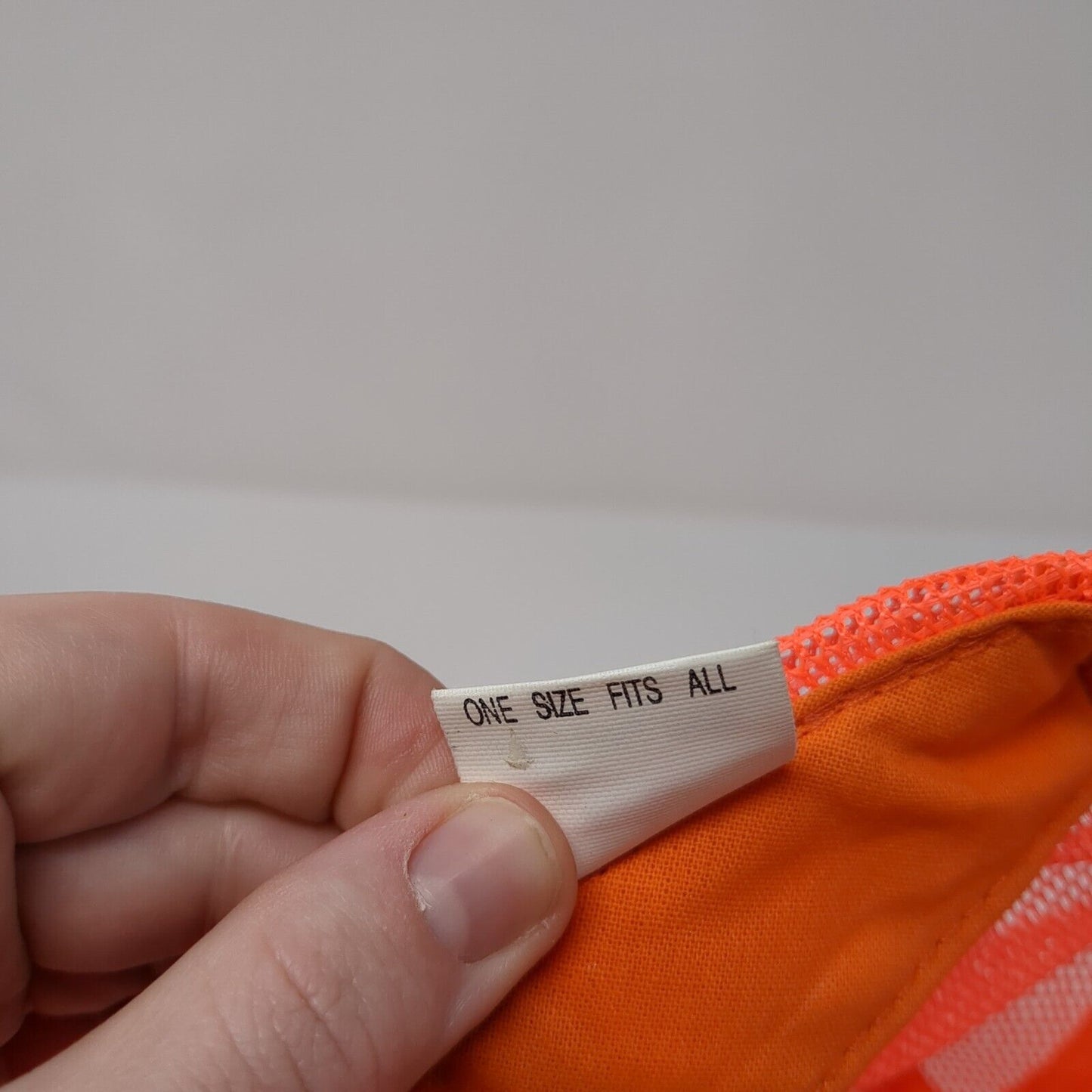 Mohr's Snapback Trucker Hat Orange One Size Adjustable Mesh Back Blank Rope