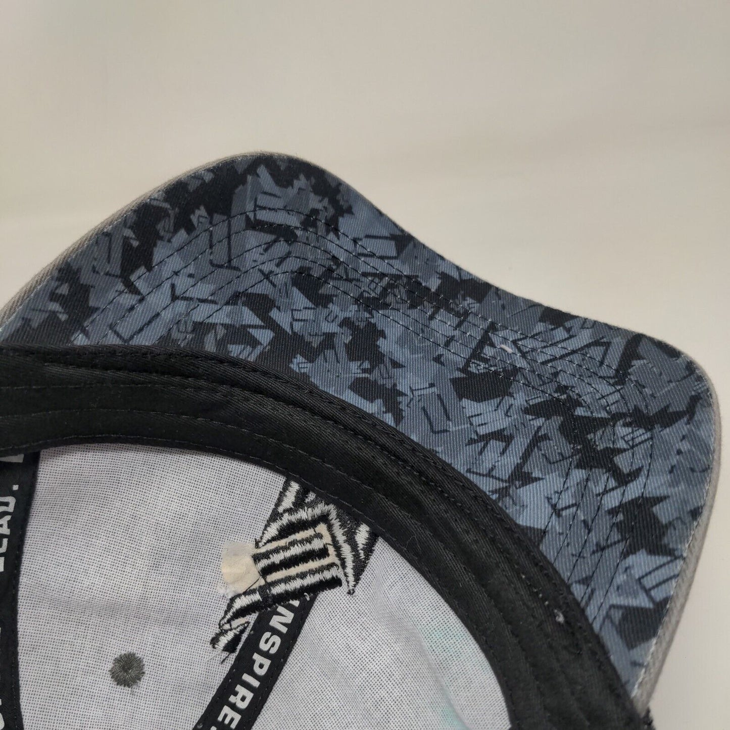Mission43.Org Snapback Trucker Hat Gray One Size Adjustable Mesh Back 6 Panel