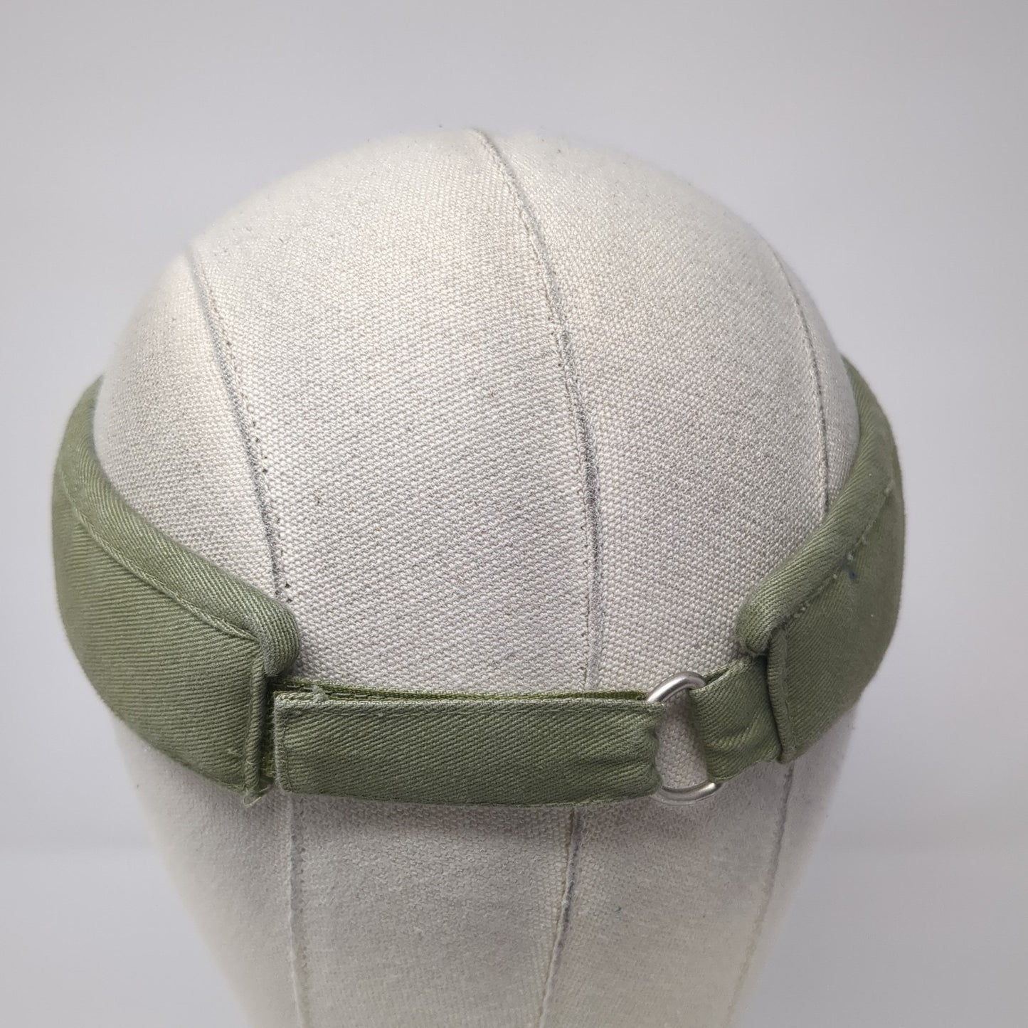 Unbranded Strapback Hat Green One Size Adjustable Solid Blank Outdoor