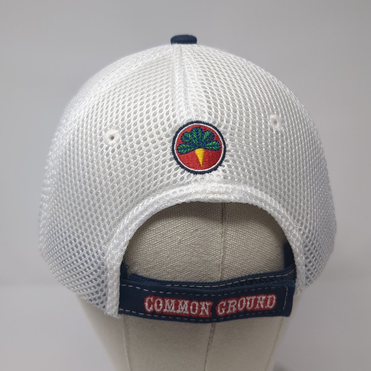 ACH Seeds Common Ground Trucker Hat Blue One Size Adjustable Mesh Back 6 Panel