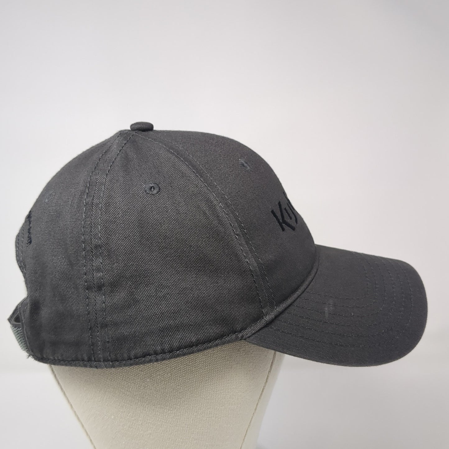 Kubota Strapback Hat Gray One Size Adjustable Embroidered 6 Panel Otto